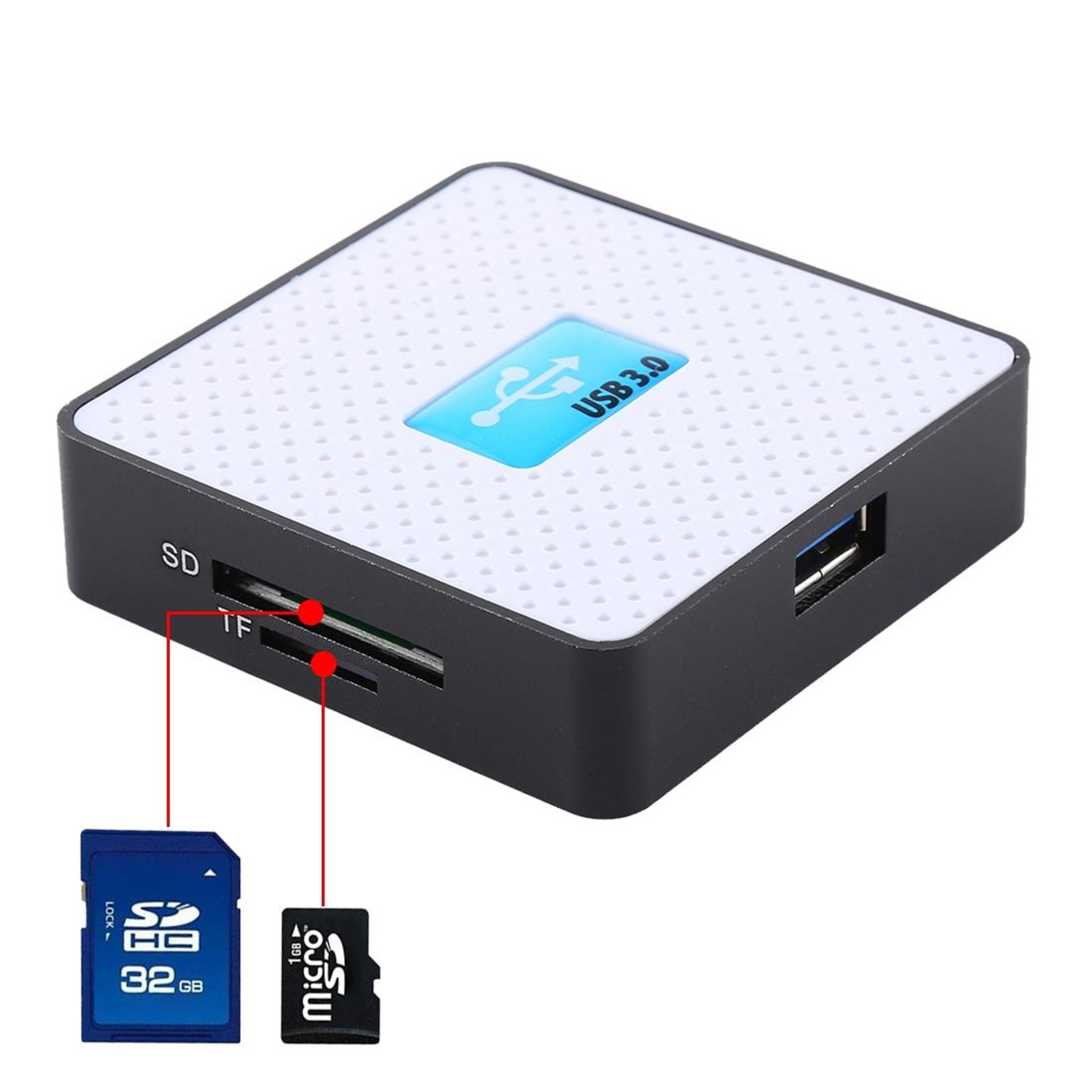 usb 3.0 multi memory card reader 5gbps fast transfer hub for cf sd tf m2 xd cards