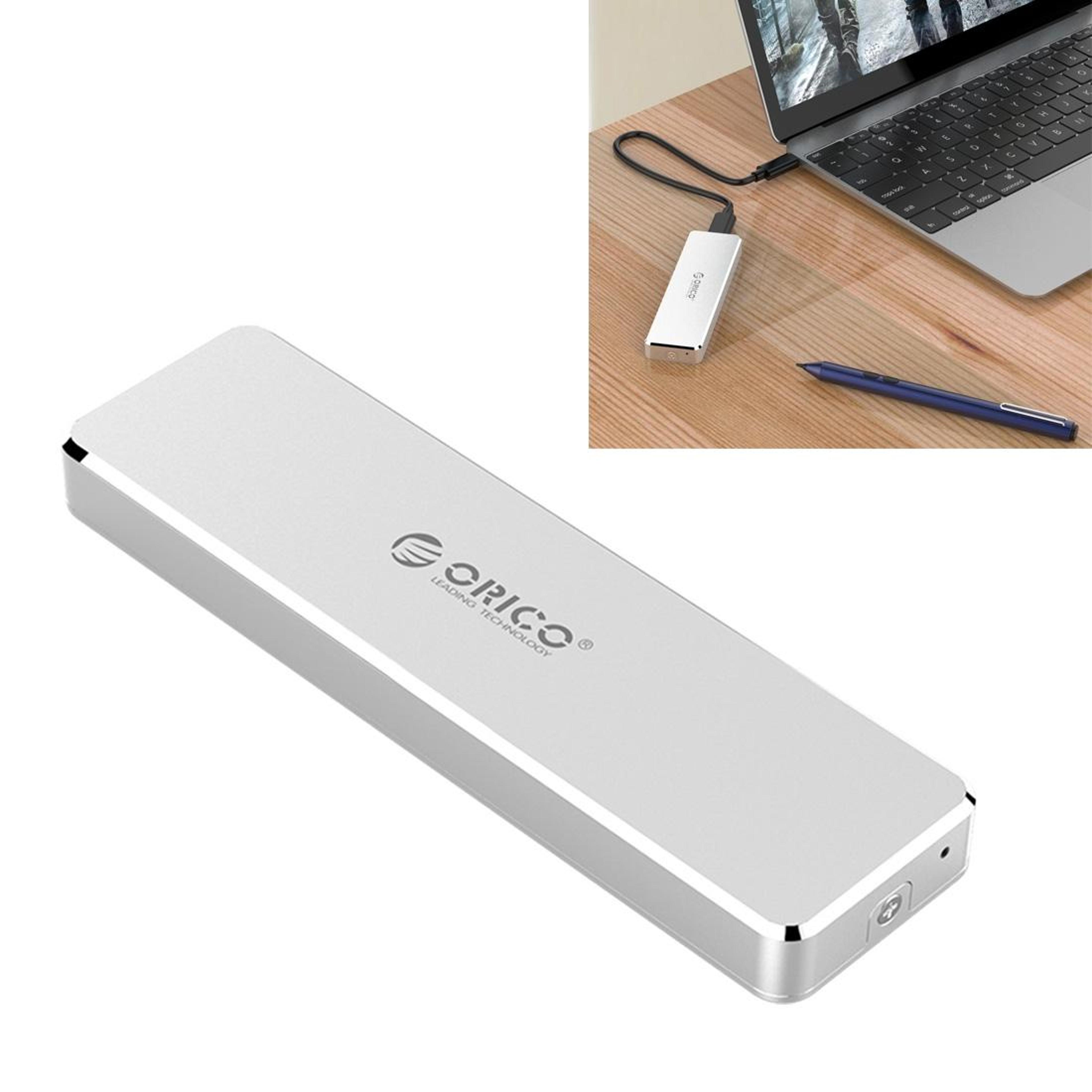 orico 10gbps usb-c nvme ssd enclosure portable m.2 external ssd case 2tb