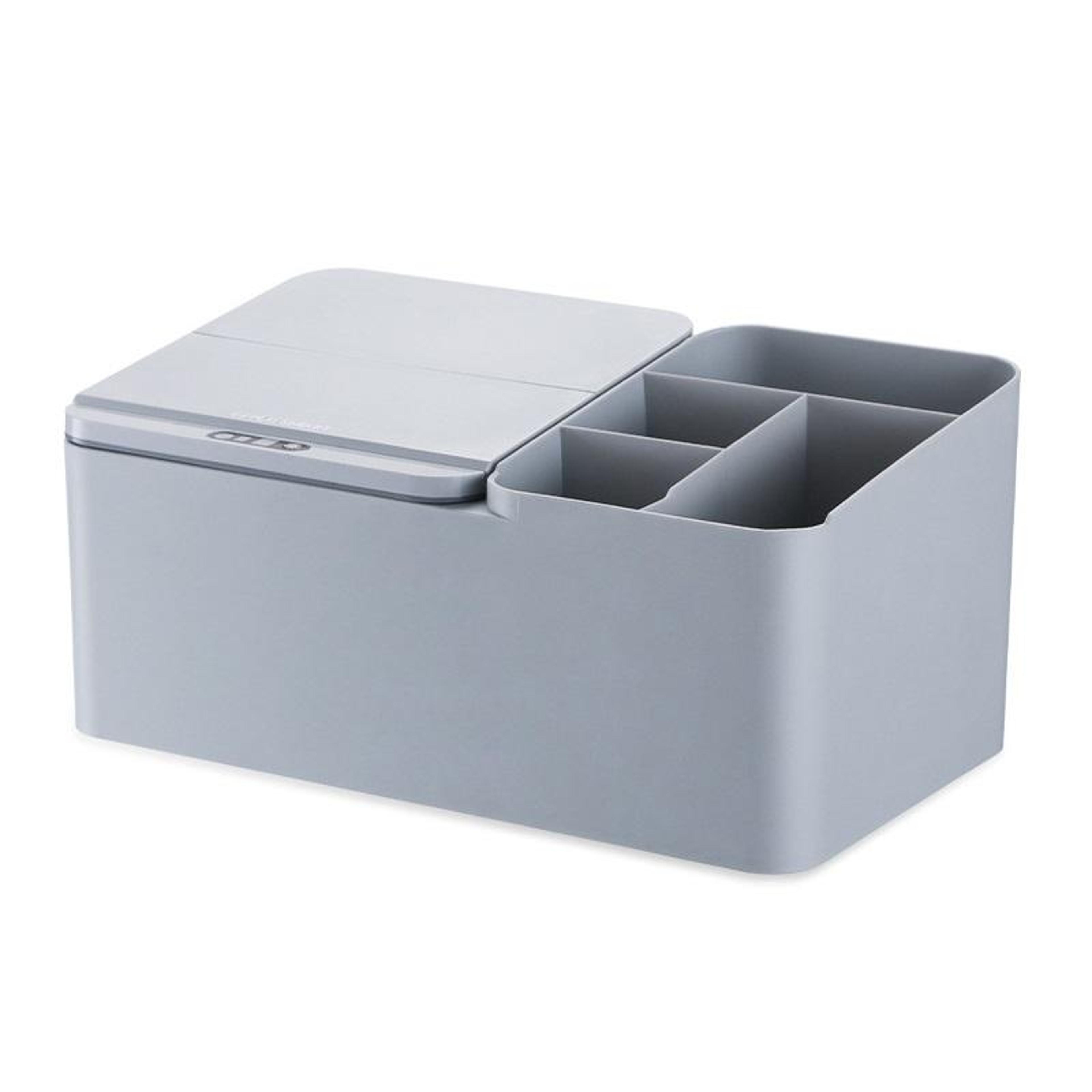 exped smart touchless desktop organizer box with usb charging & automatic sensor lid