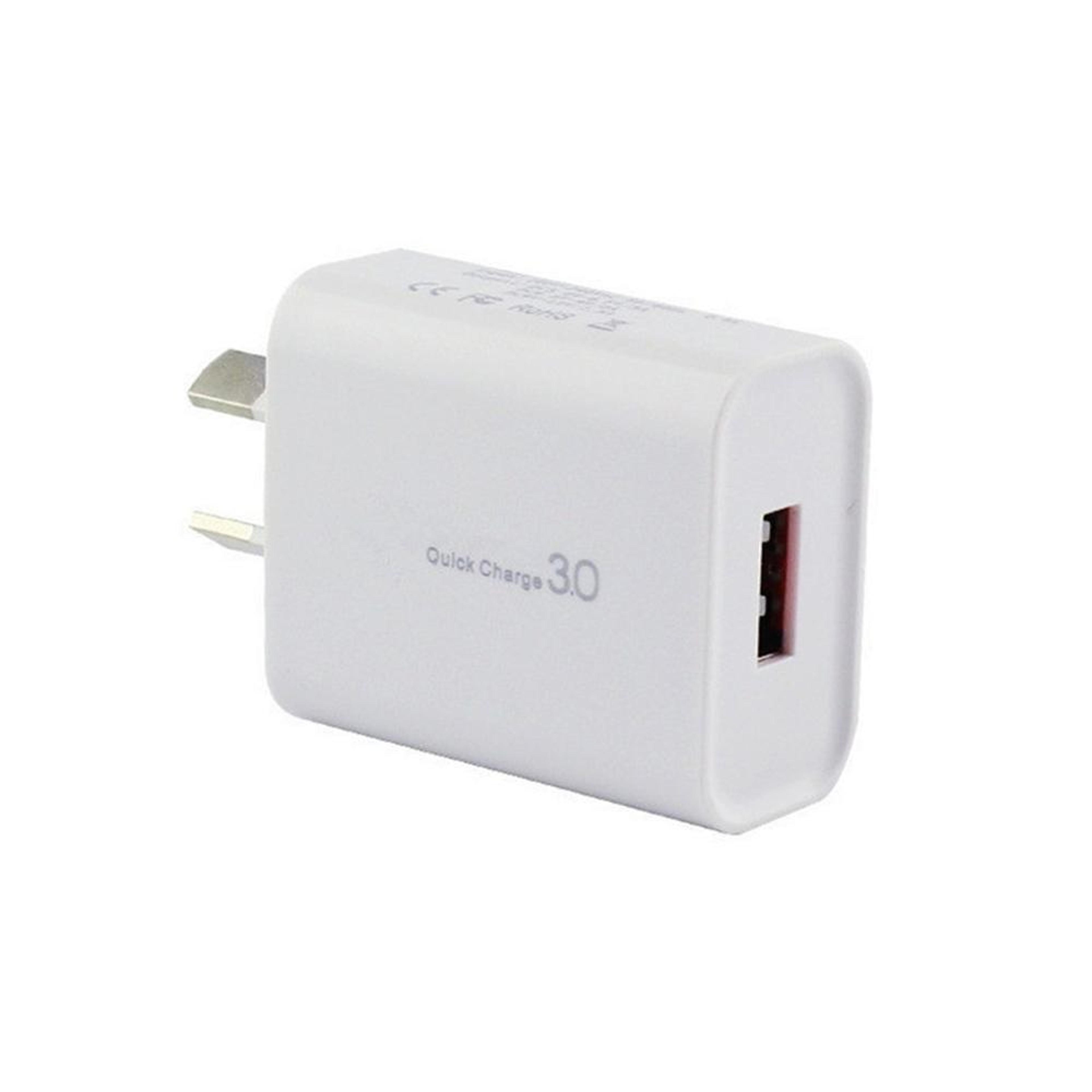 18w qc 3.0 fast usb wall charger 3a compact travel charging adapter
