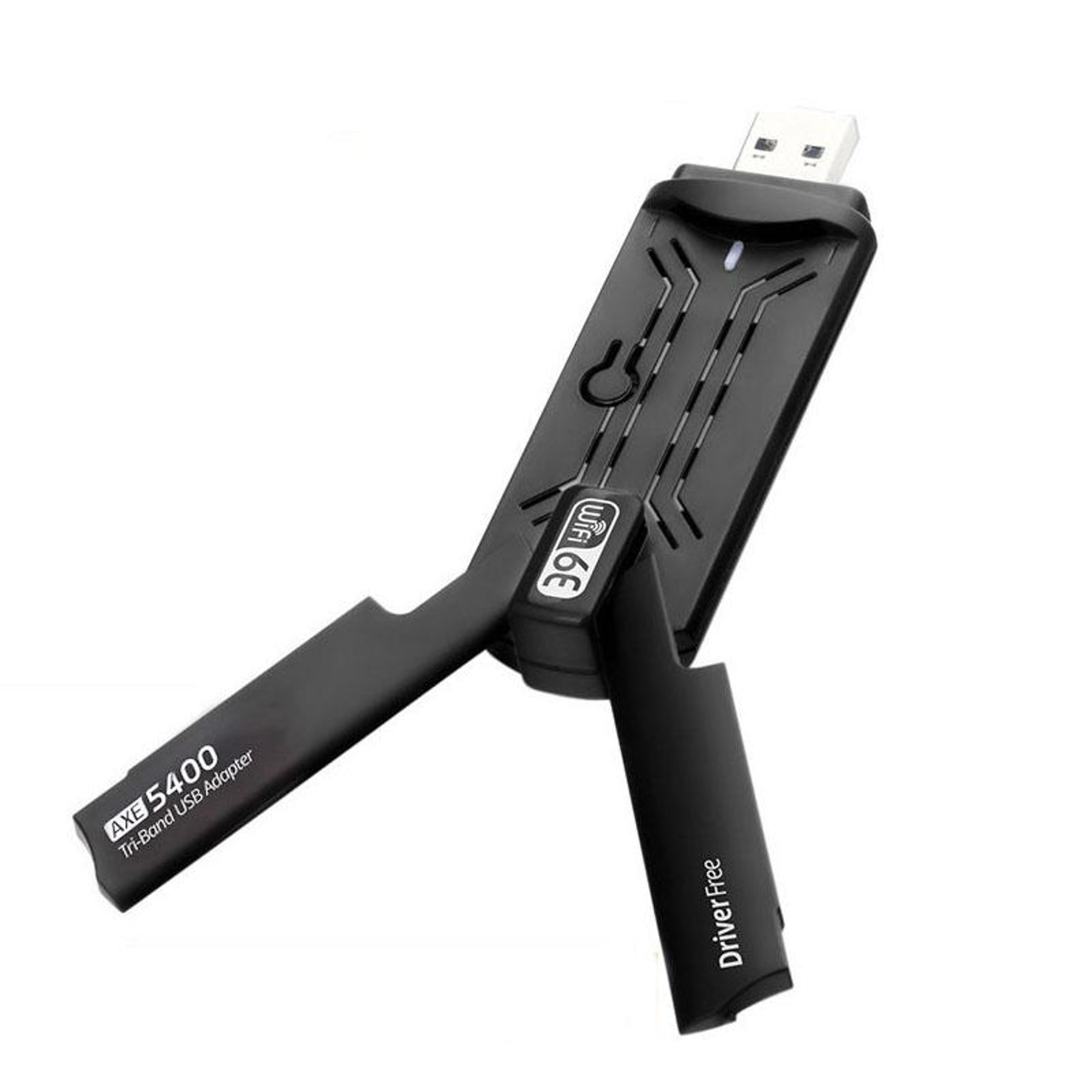 ax5400 wifi 6e usb 3.0 tri-band wireless adapter for pc & laptop