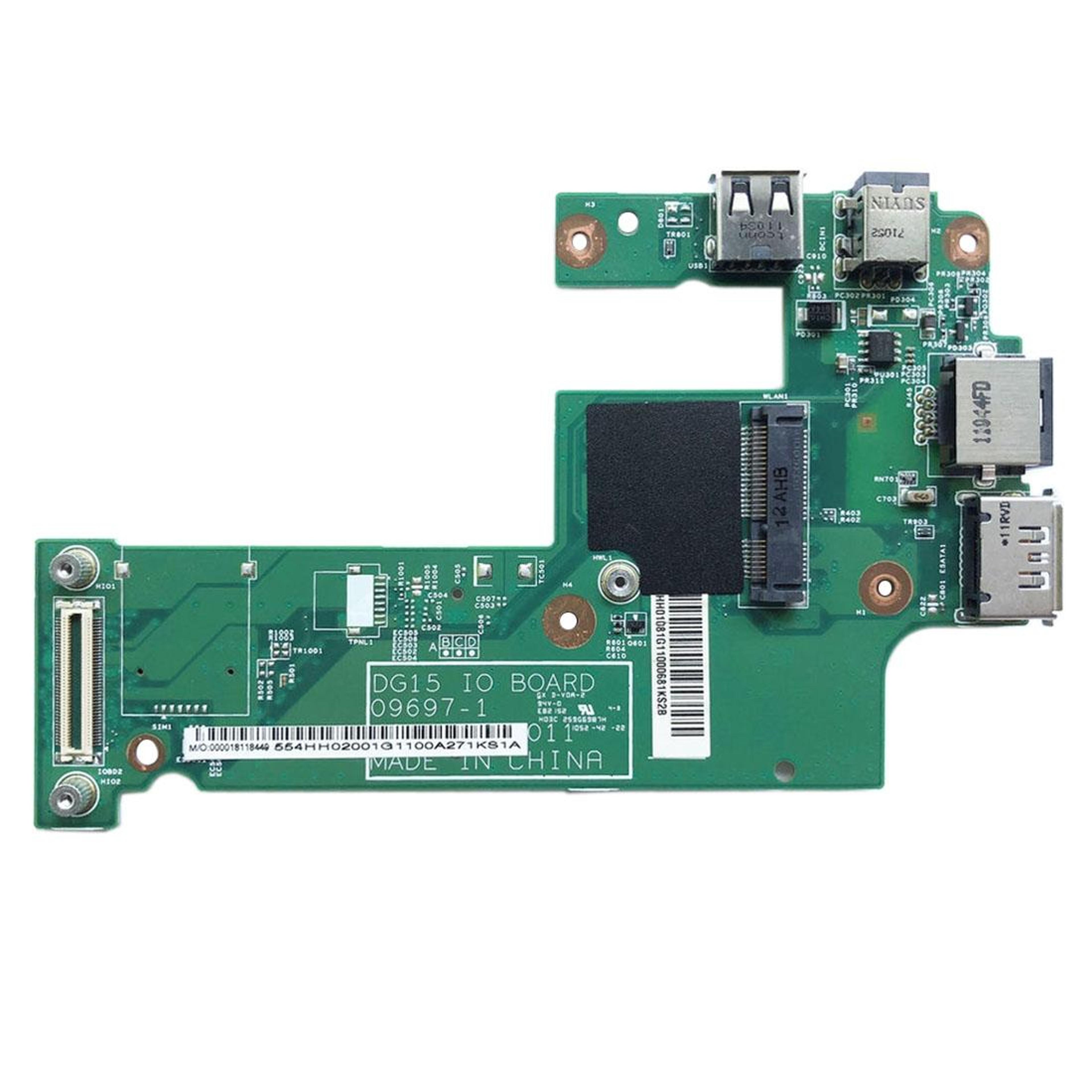 dell inspiron 15r n5010 power board replacement dg15 io board with dc jack & usb ports