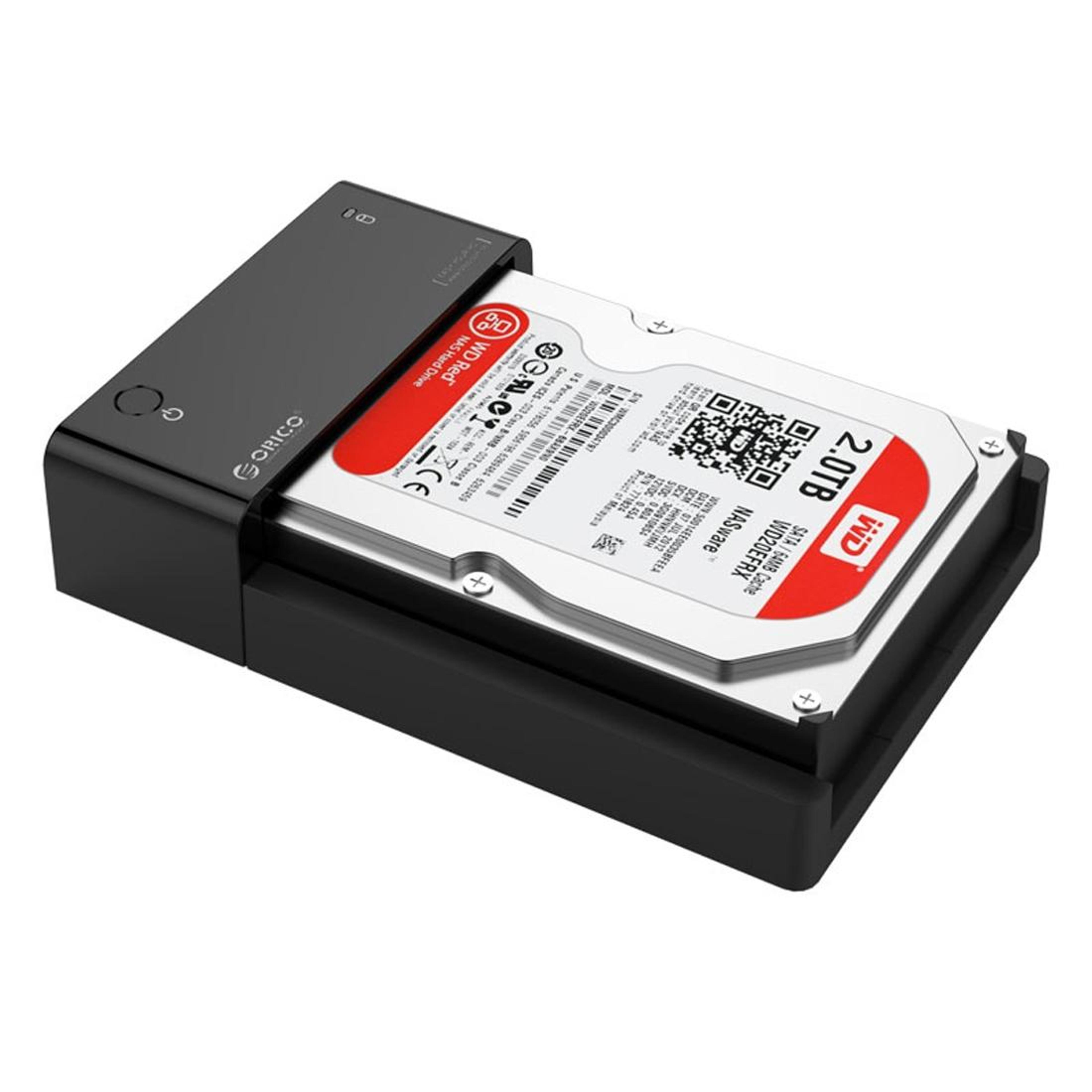 orico usb 3.0 hdd docking station tool-free external hard drive enclosure for 2.5" & 3.5" sata drives