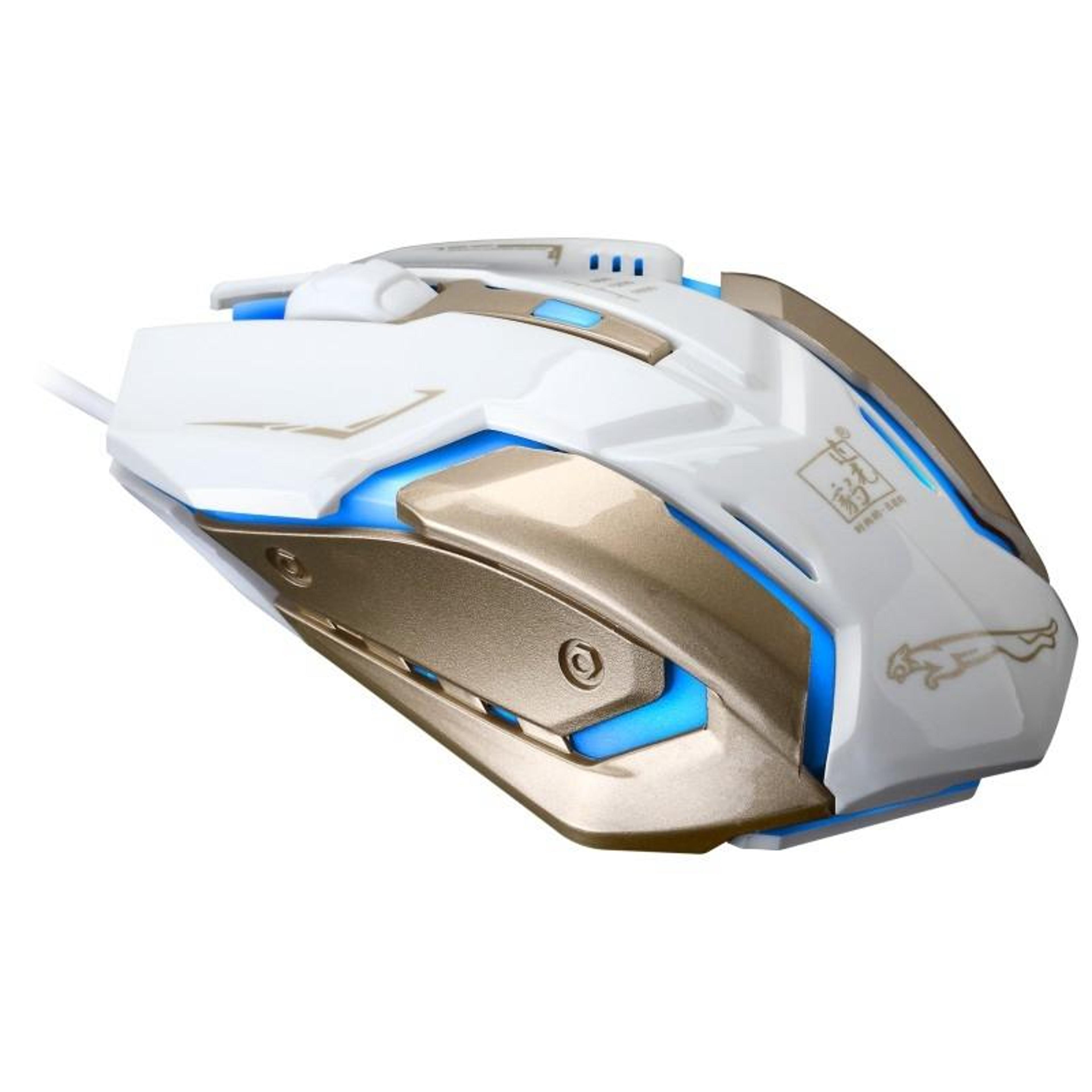 chasing leopard k1 silent wired gaming mouse with adjustable dpi & led backlight