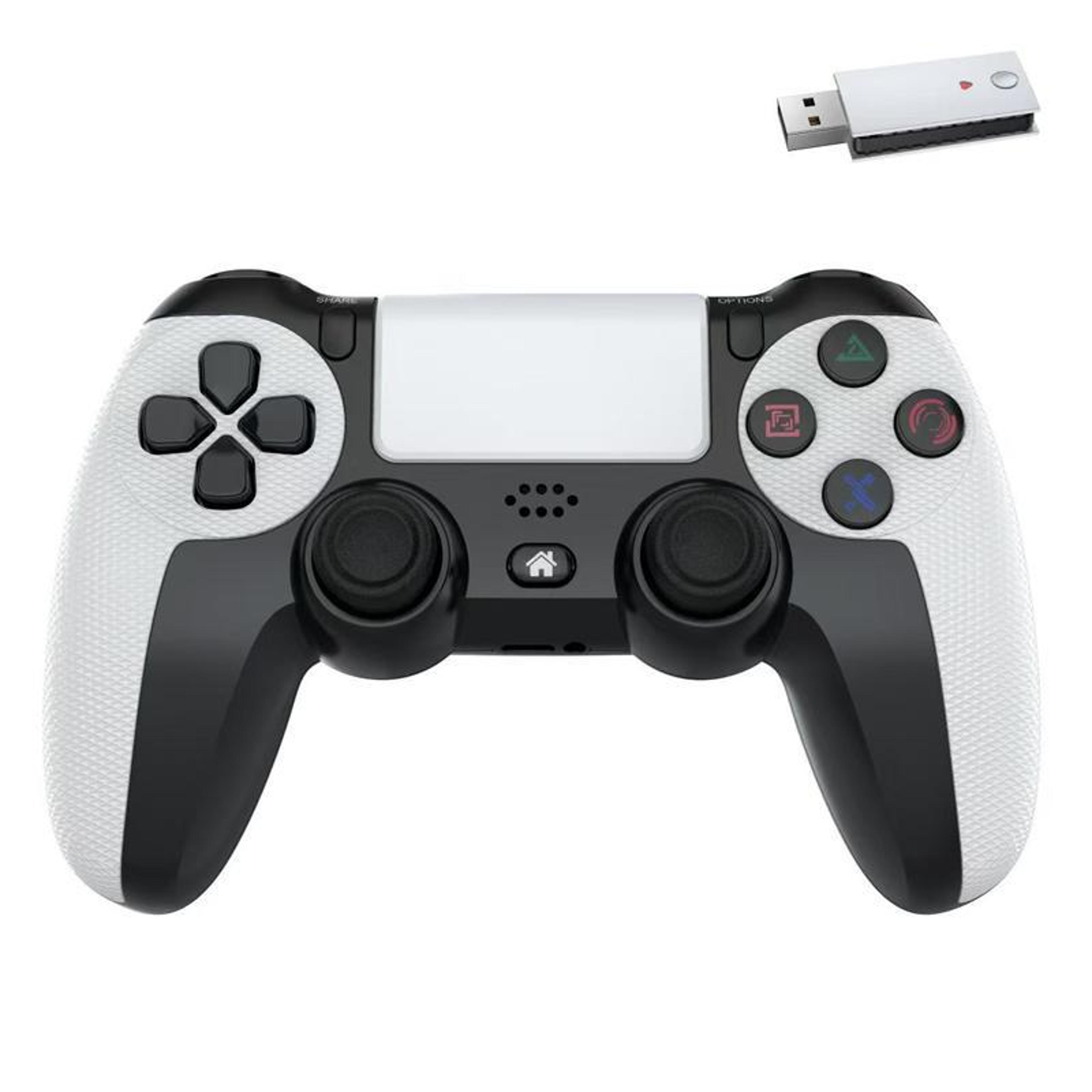 multi-platform wireless game controller with dual vibration & 6-axis motion control for ps5, ps4, pc & mobile