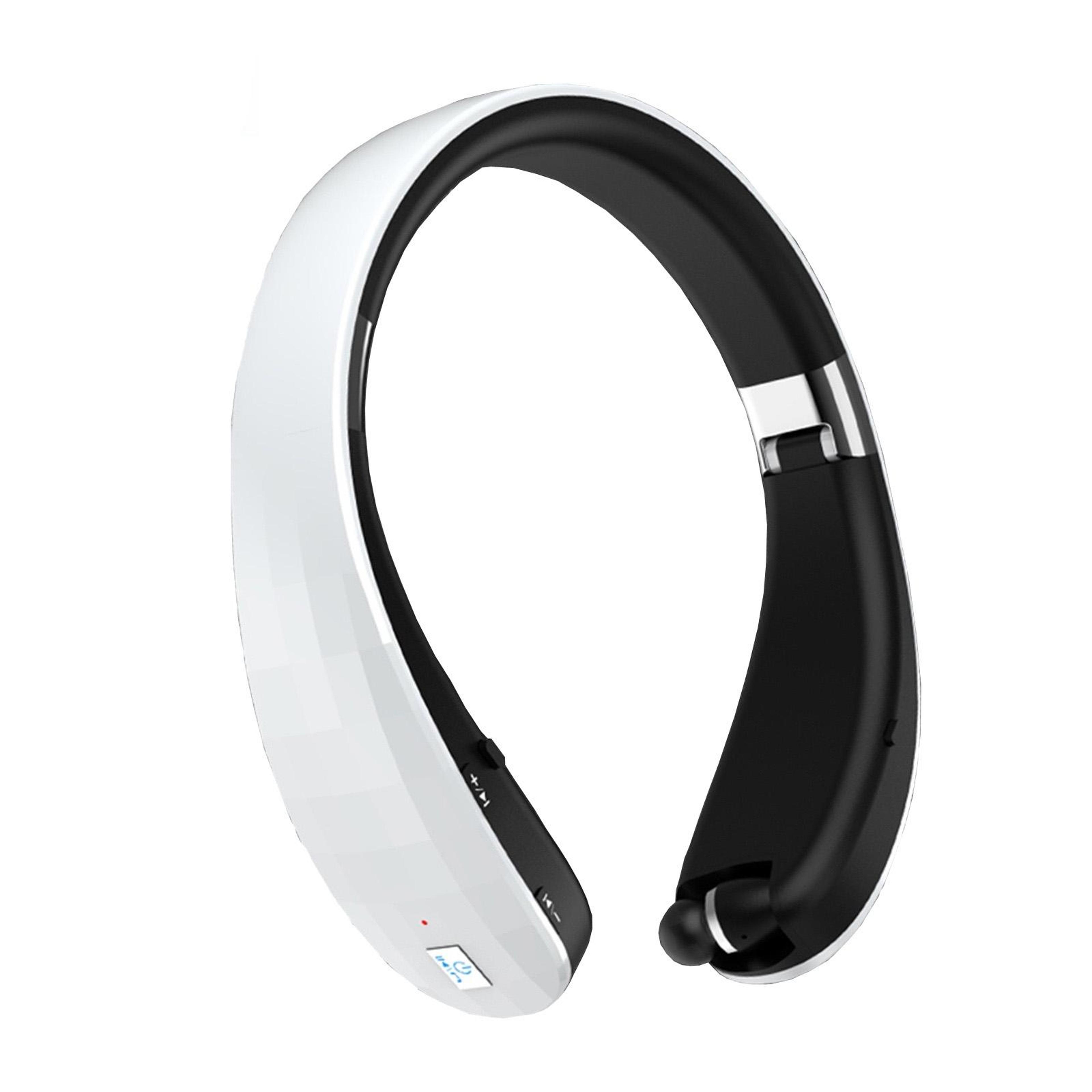 flexsound pro foldable neckband bluetooth earphones with 60h playtime & ipx5 waterproof