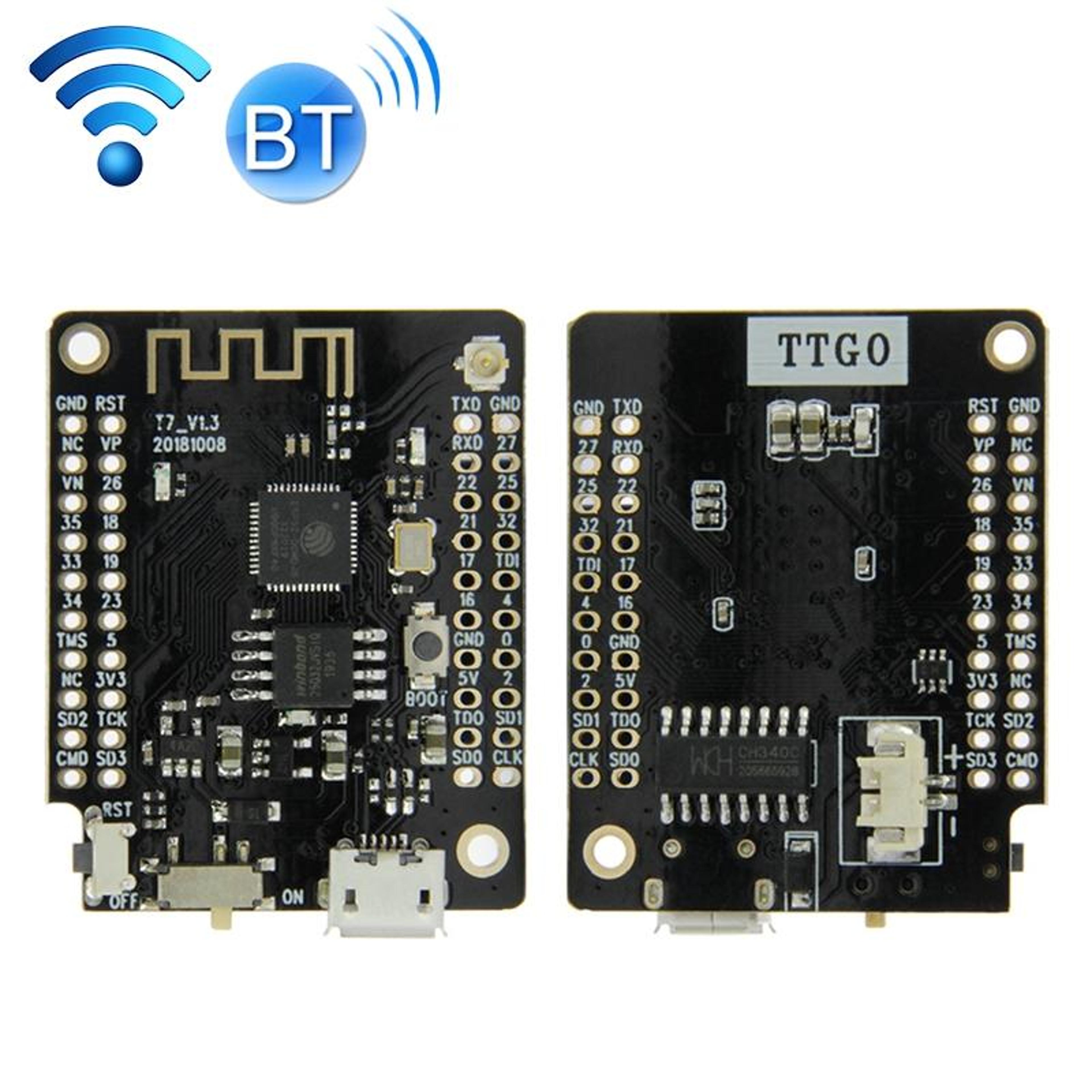 ttgo mini32 esp32 wifi bluetooth development board for iot projects & smart device prototyping