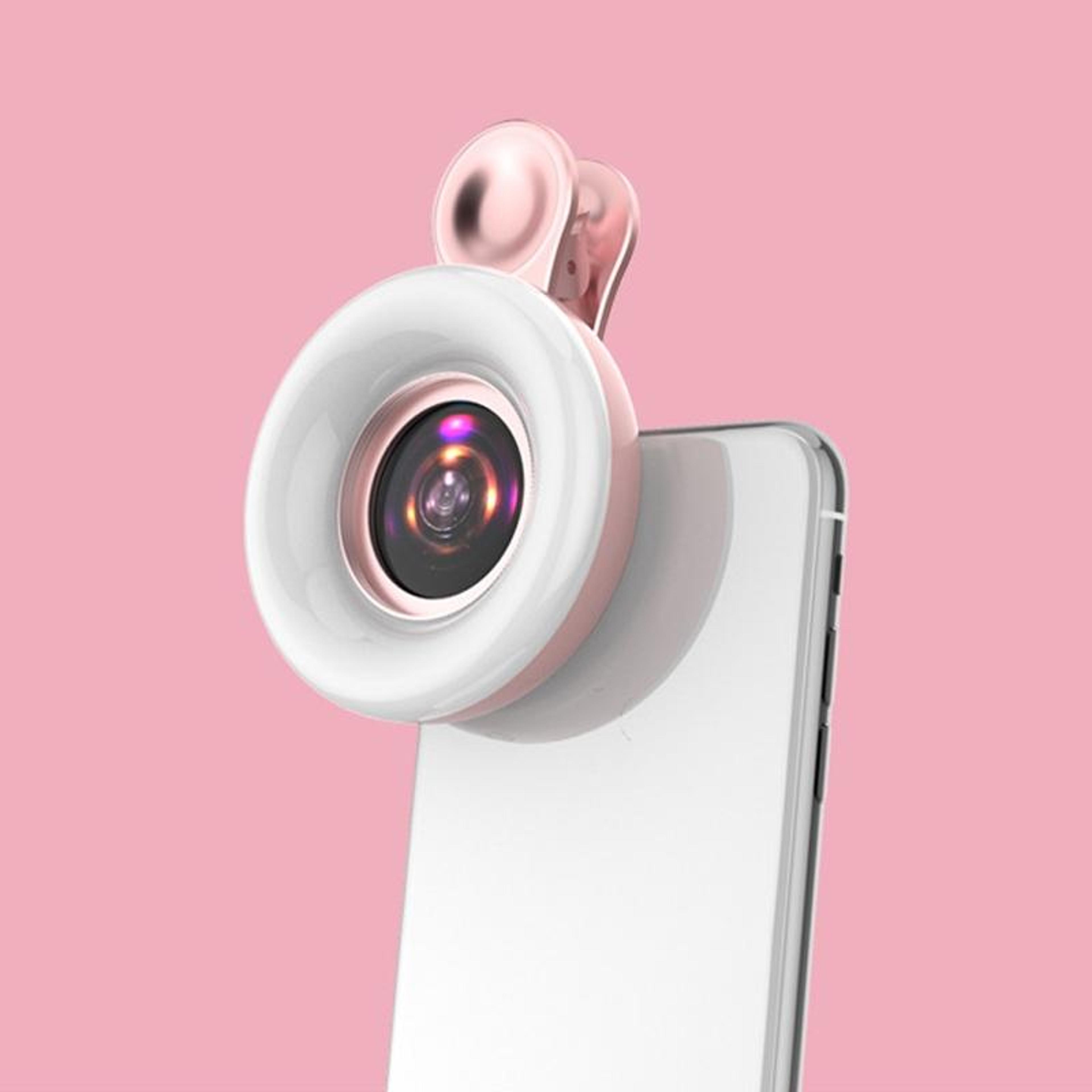 glowperfect clip-on macro selfie light for makeup, beauty photos & video calls