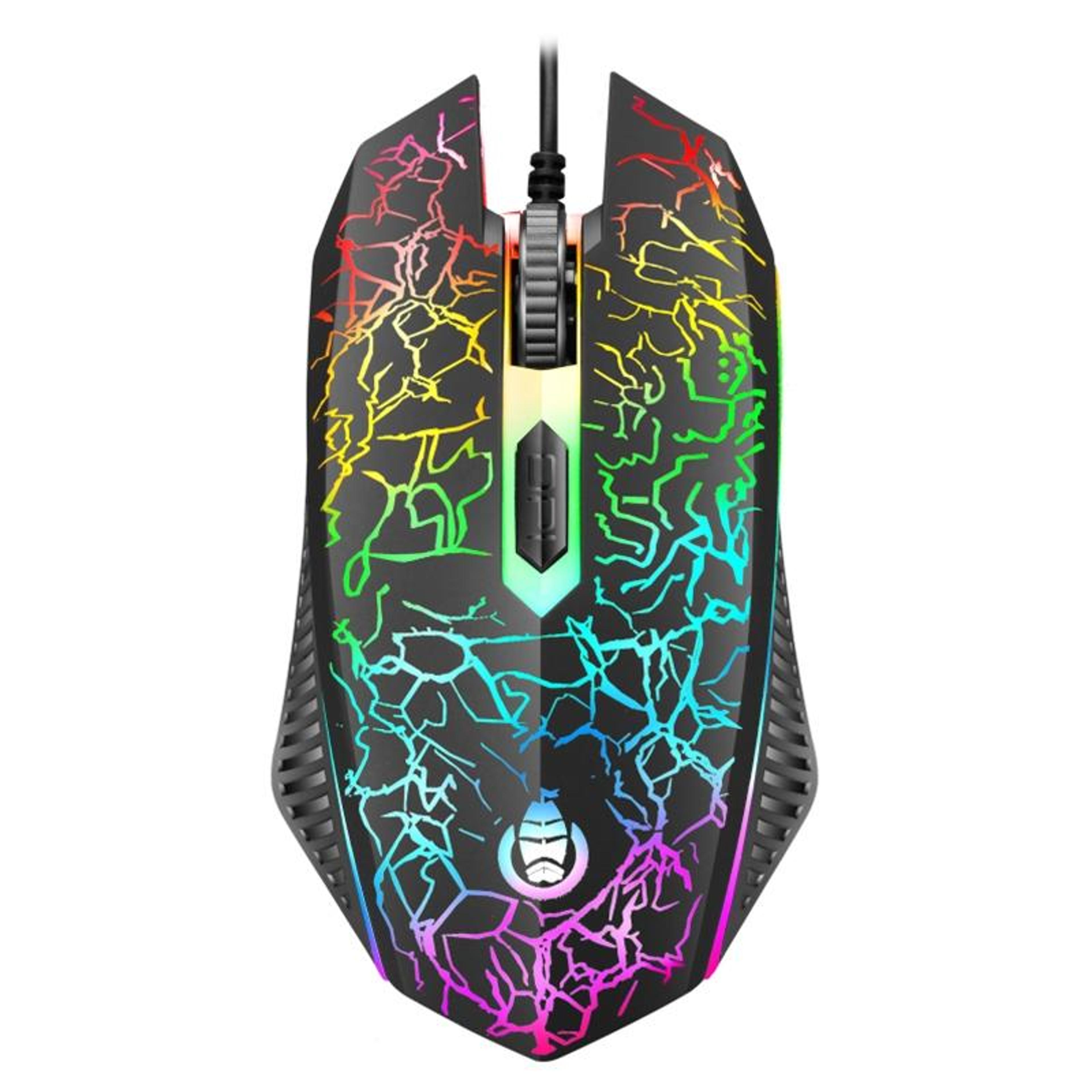 shipadoo d620 rgb gaming wired mouse with adjustable dpi and ergonomic grip