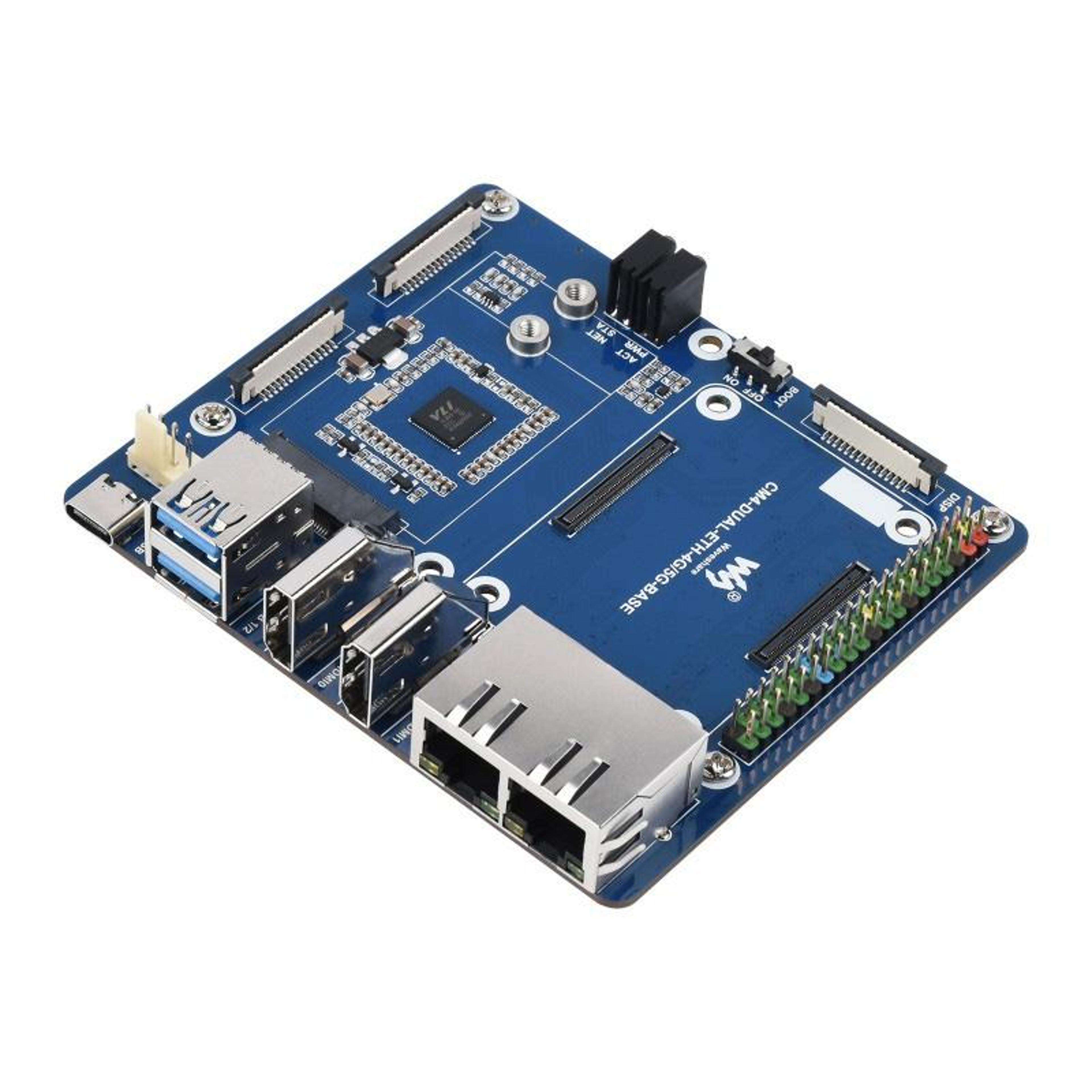 waveshare cm4 dual gigabit ethernet 5g router board for raspberry pi compute module 4