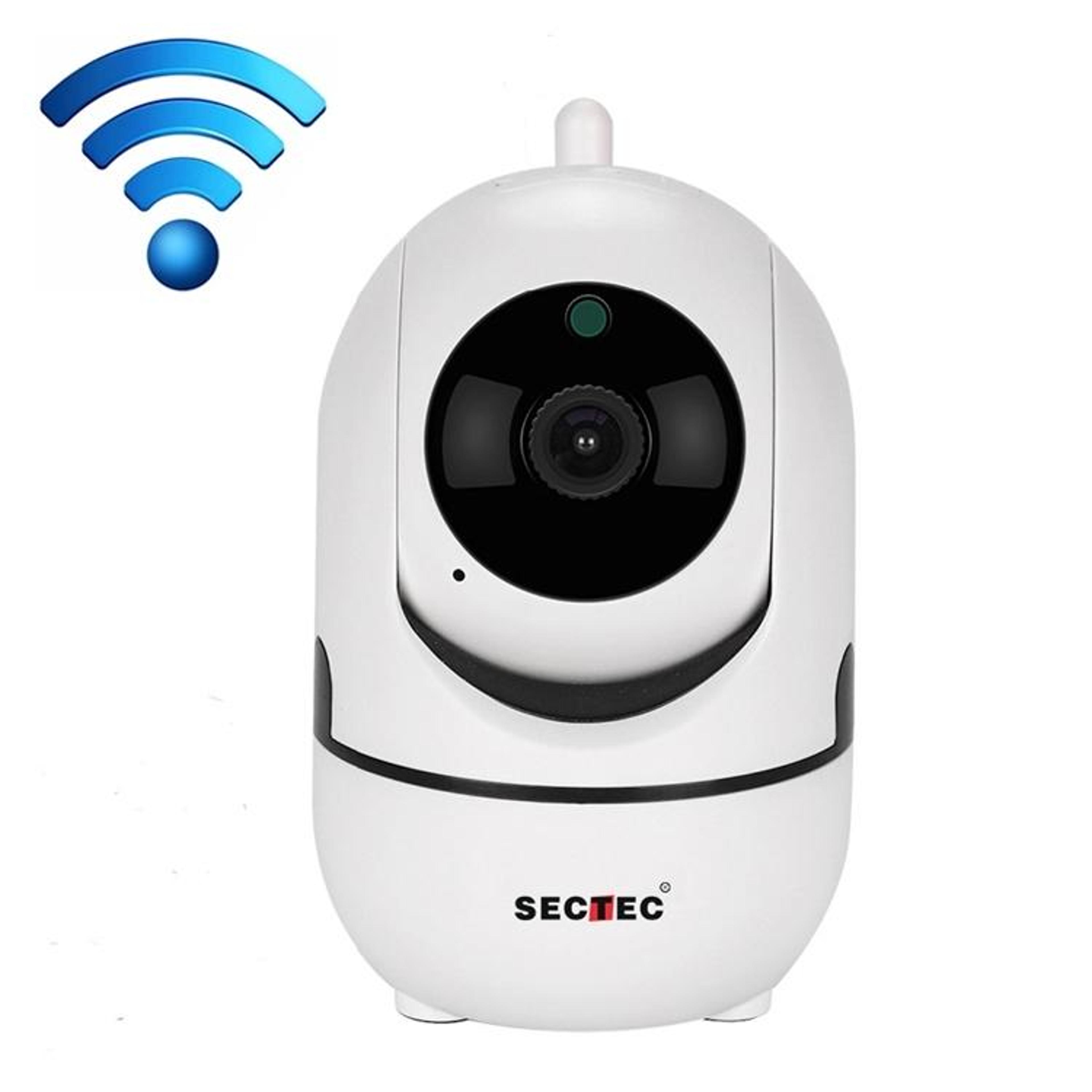 sectec 1080p ai auto tracking wifi security camera with pan tilt remote monitoring