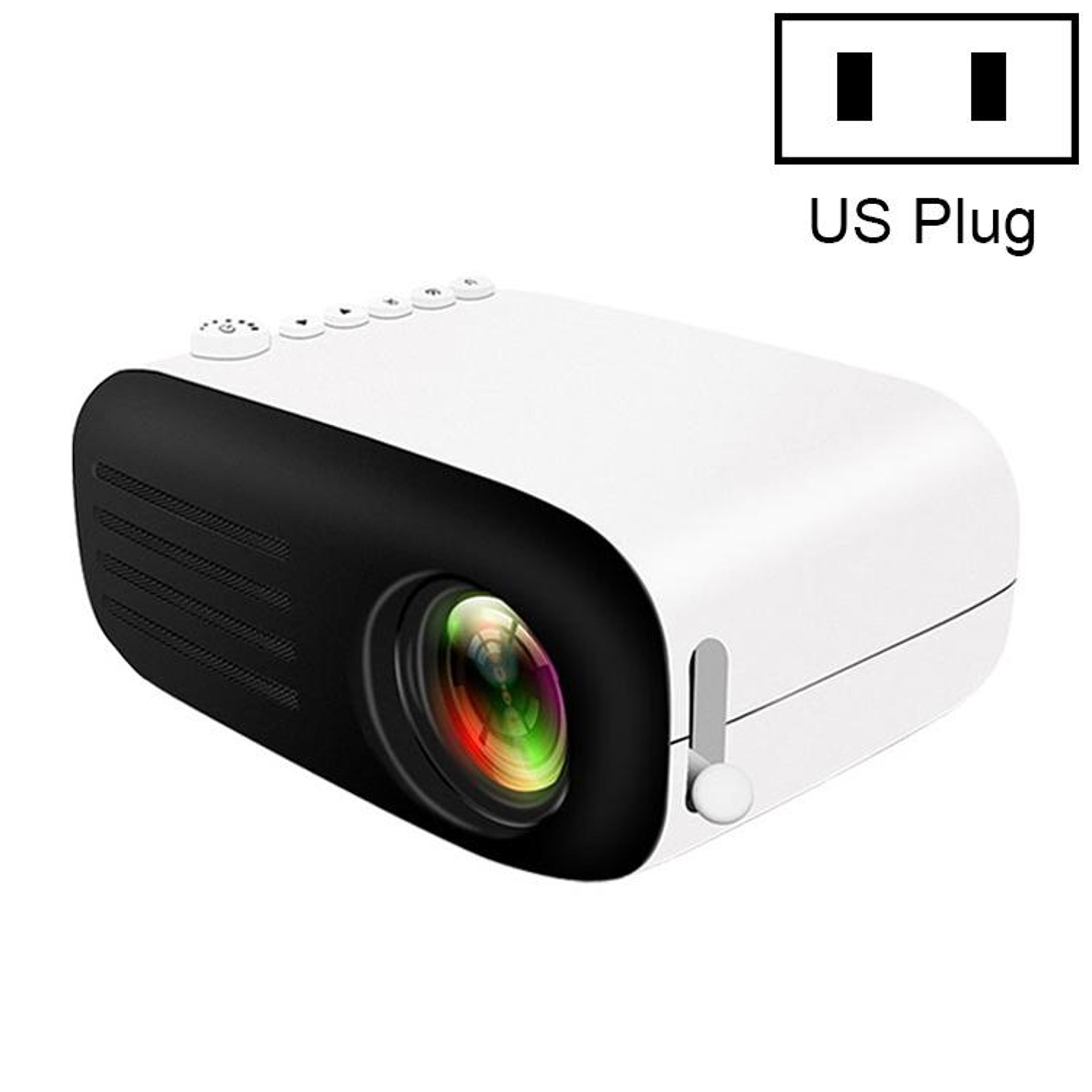 yg200 portable mini projector with hdmi & usb – compact home theater movie projector