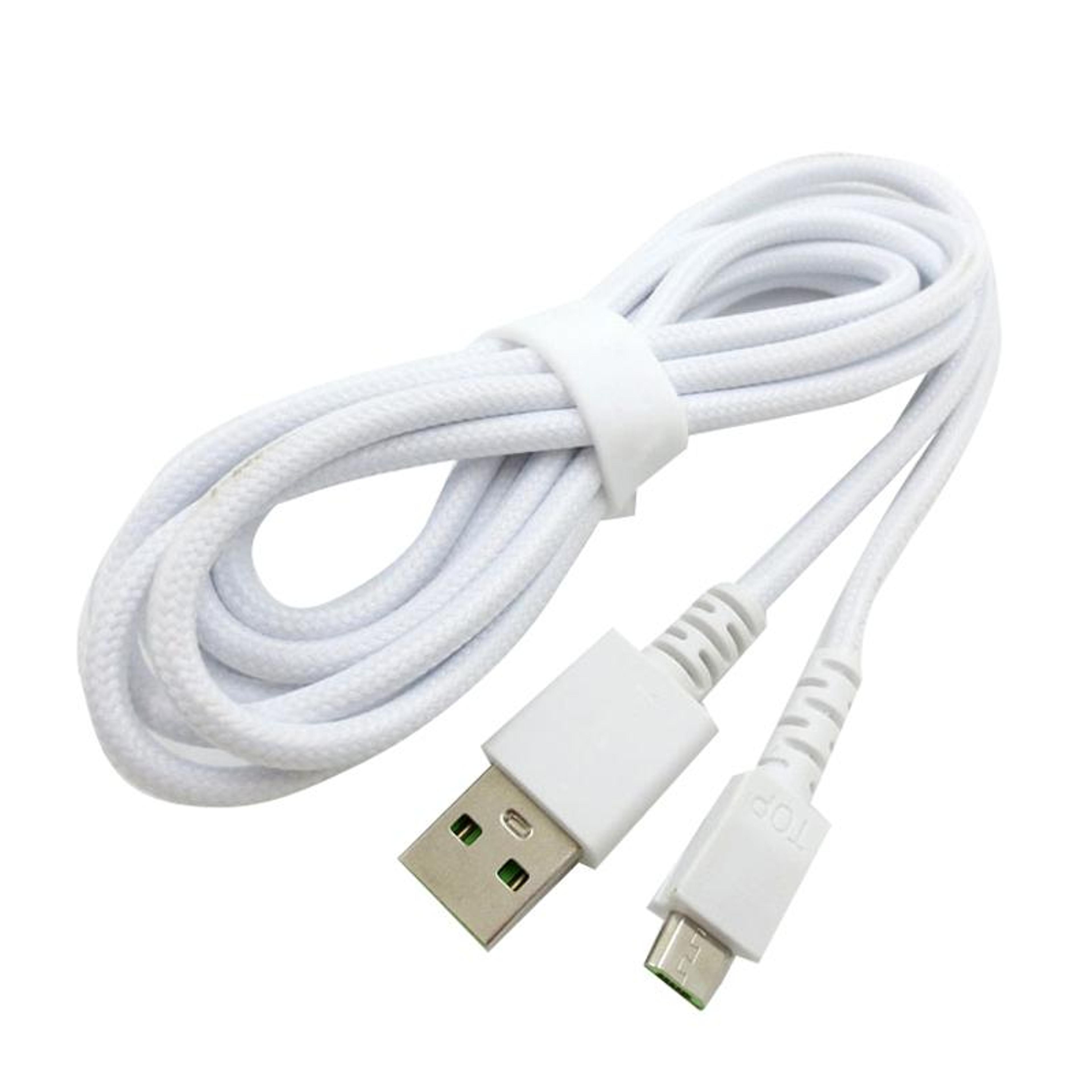 razer wireless mouse charging cable 1.8m braided usb charging cord for naga pro & viper v2 pro