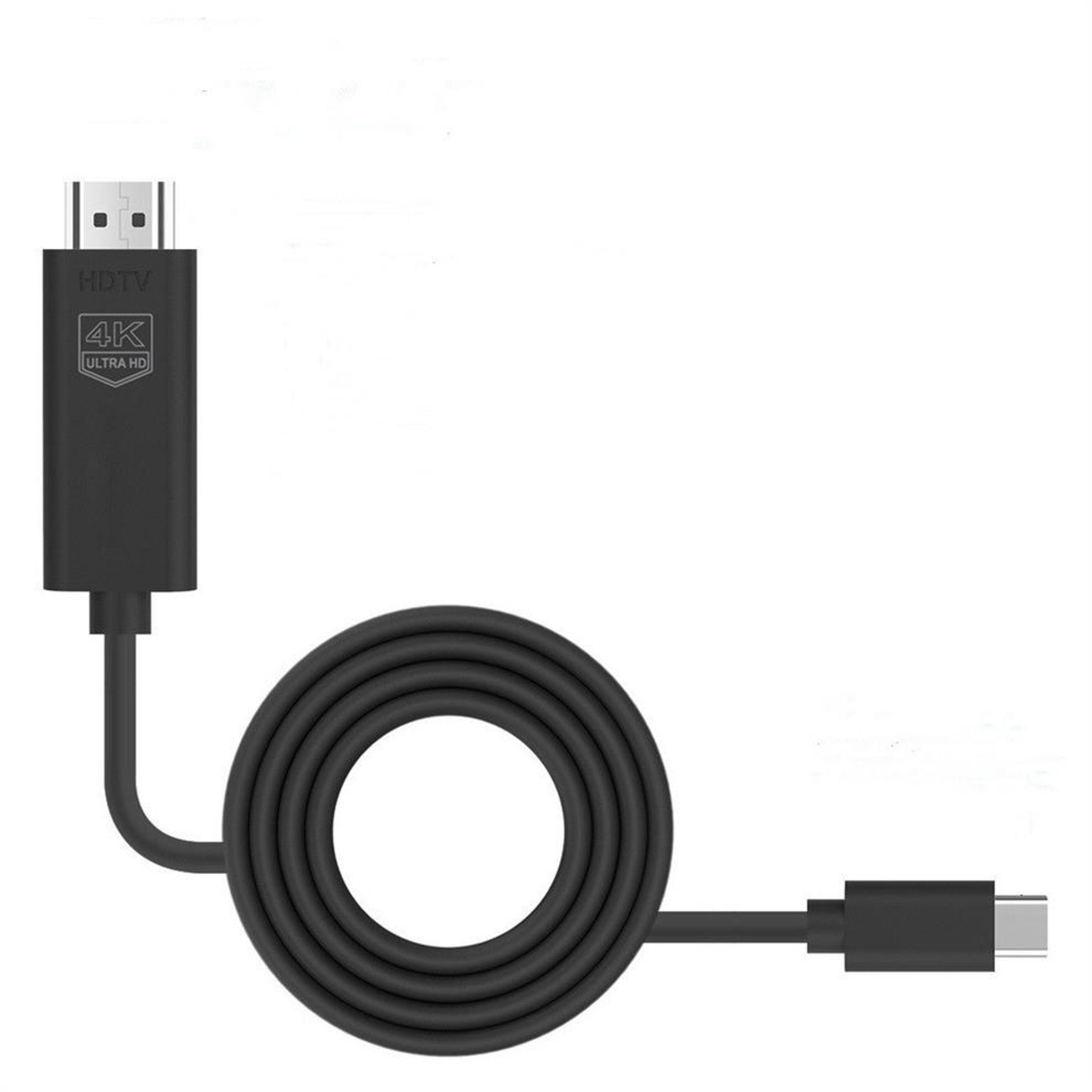 4k usb-c to hdmi display cable 1.8m for monitors, tvs & projectors
