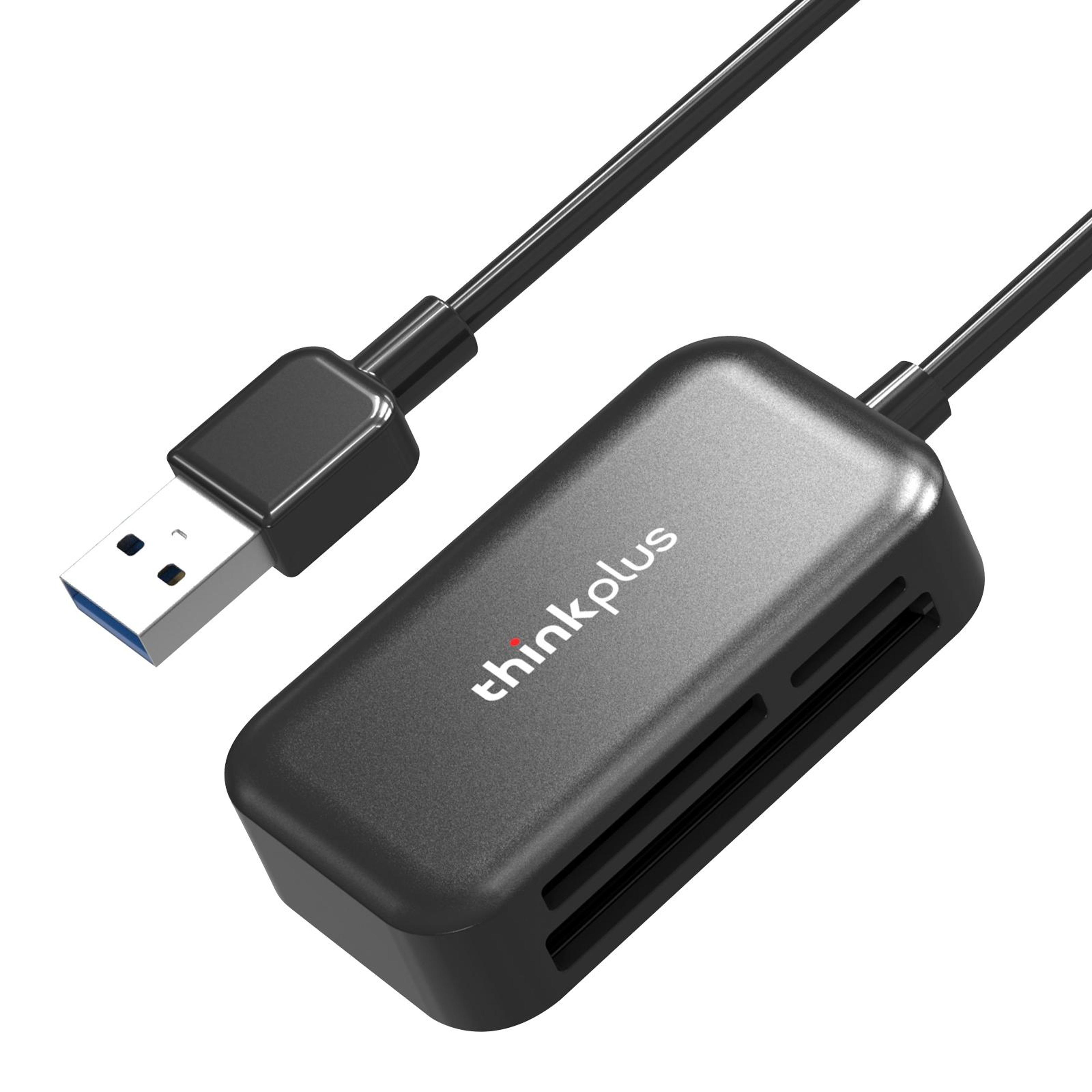 lenovo thinkplus tc102 usb 3.0 card reader 3 in 1 sd tf cf memory card adapter