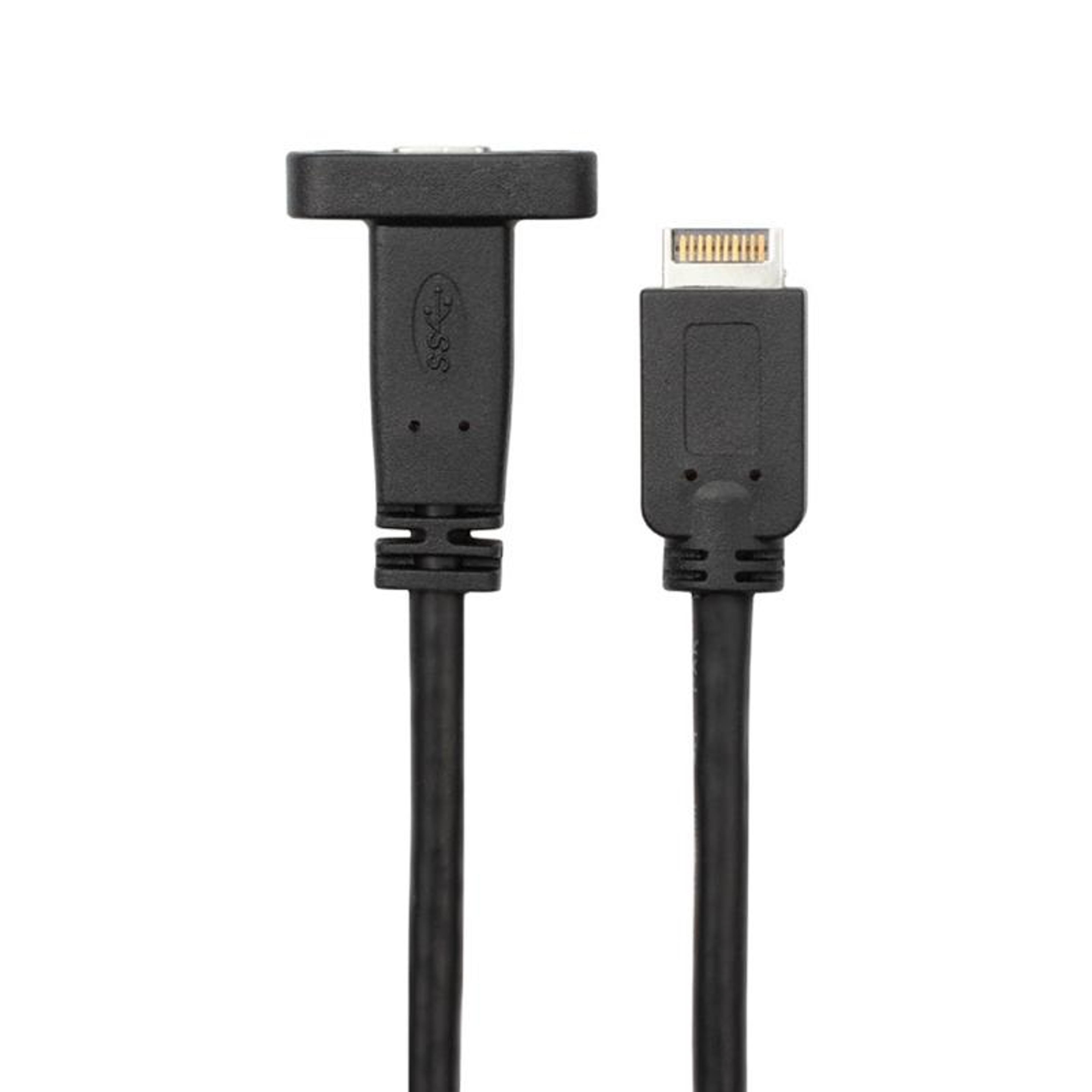usb 3.1 type-e to usb-c adapter back panel cable for pc cases
