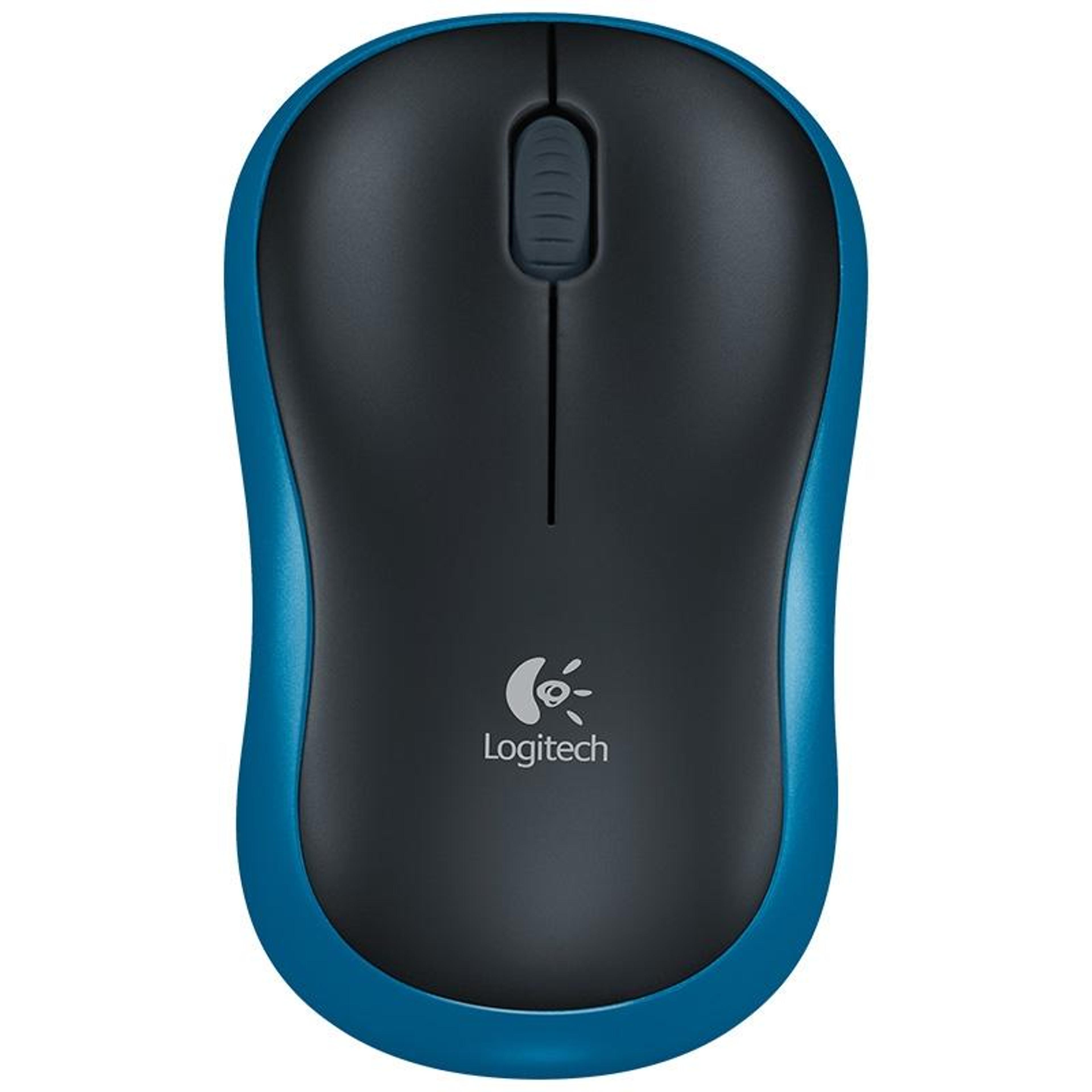 logitech m185 wireless mouse with usb nano receiver 1000 dpi optical mouse for pc & laptop