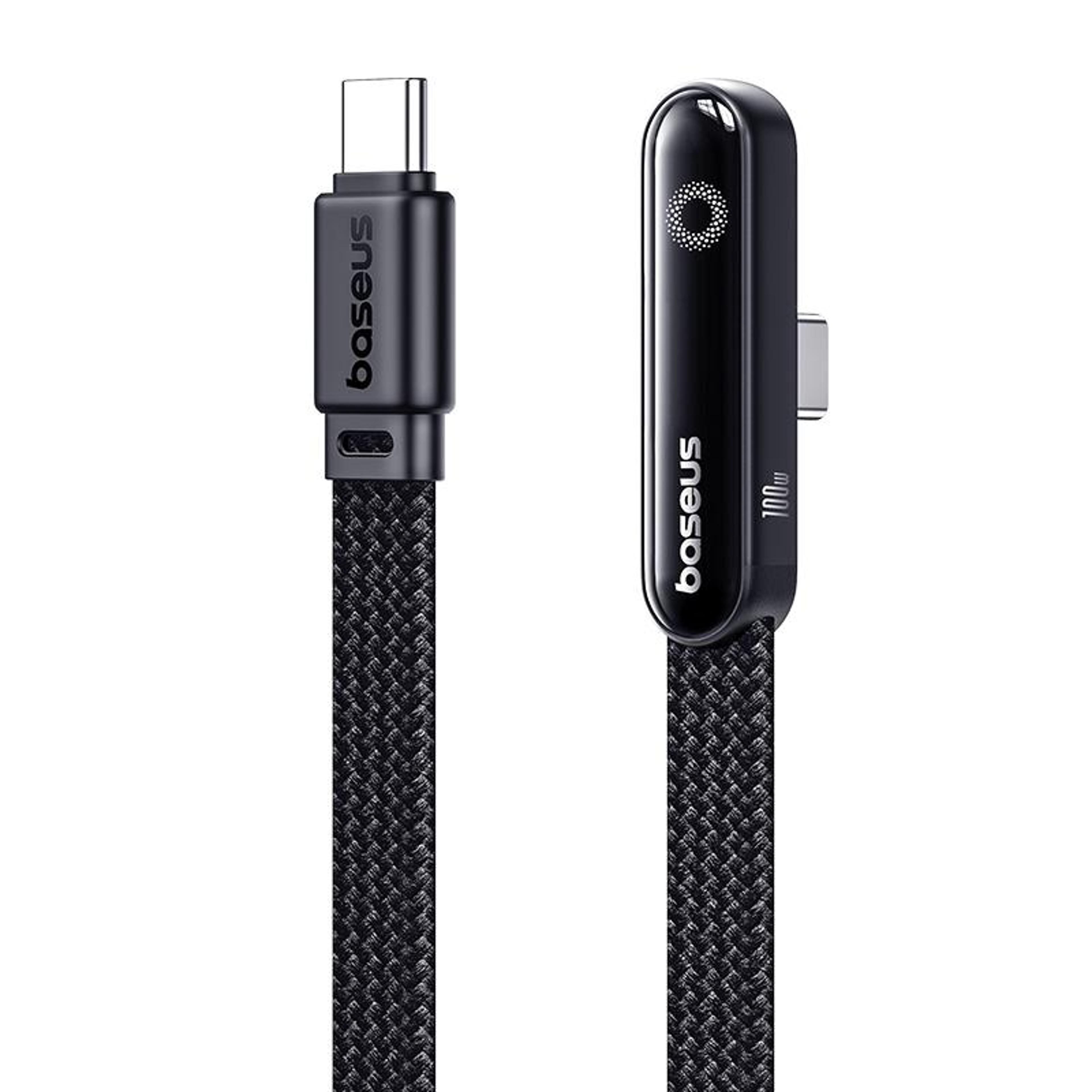 baseus 100w usb-c to usb-c fast charging cable with e-marker chip 1m black