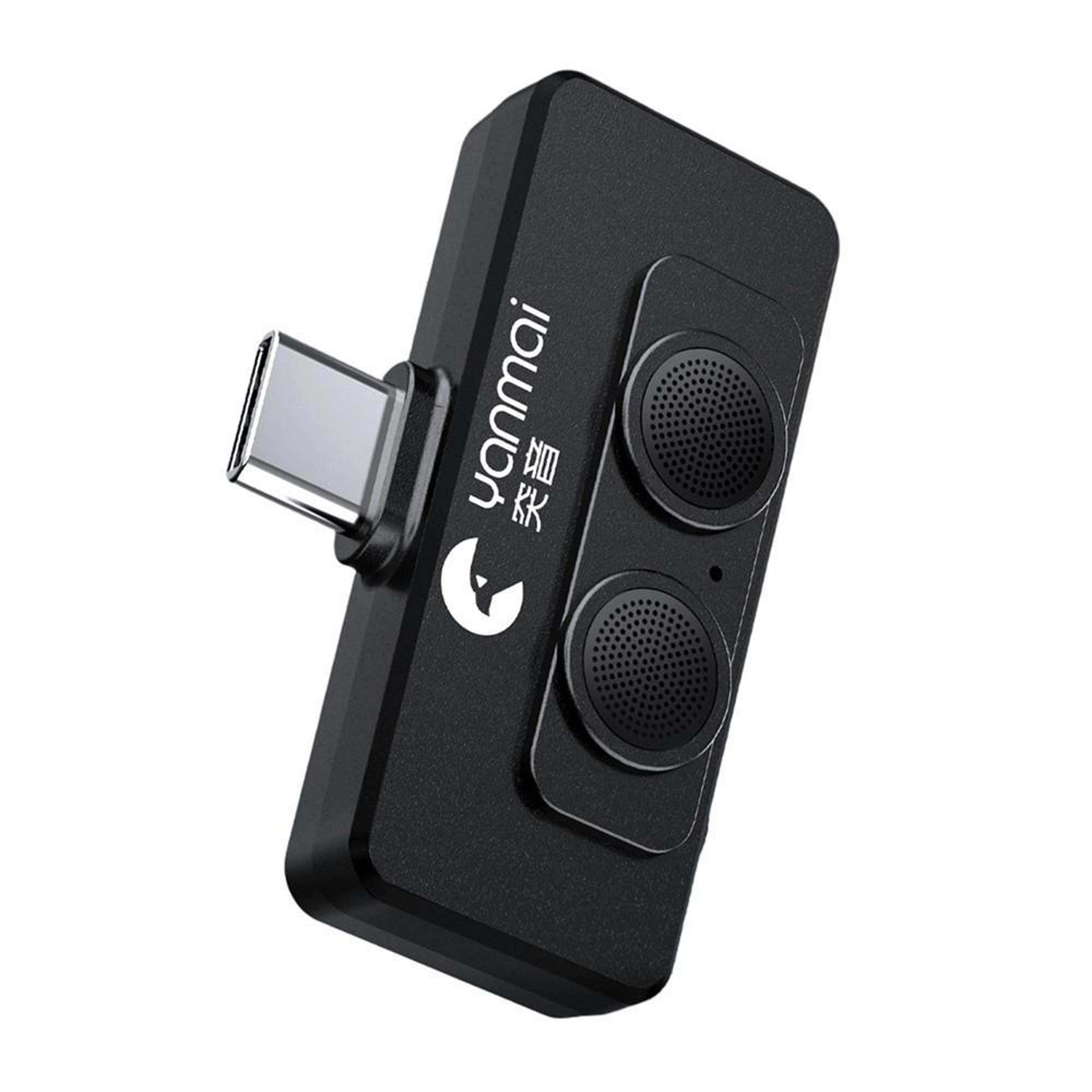 yanmai r6 usb-c mini microphone with ai noise cancellation for vlogging & recording