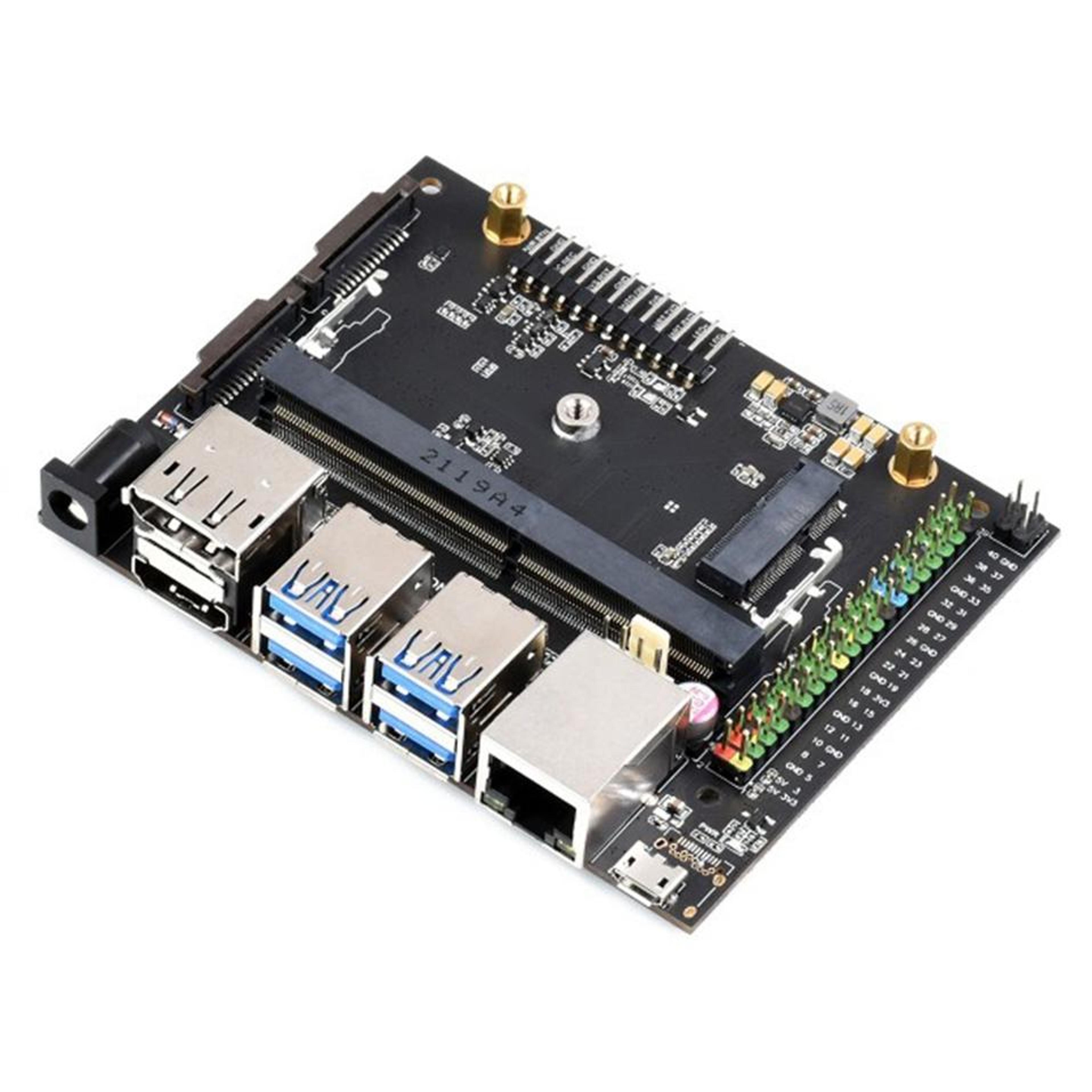 waveshare jetson nano development board ai development kit carrier board with 16gb emmc