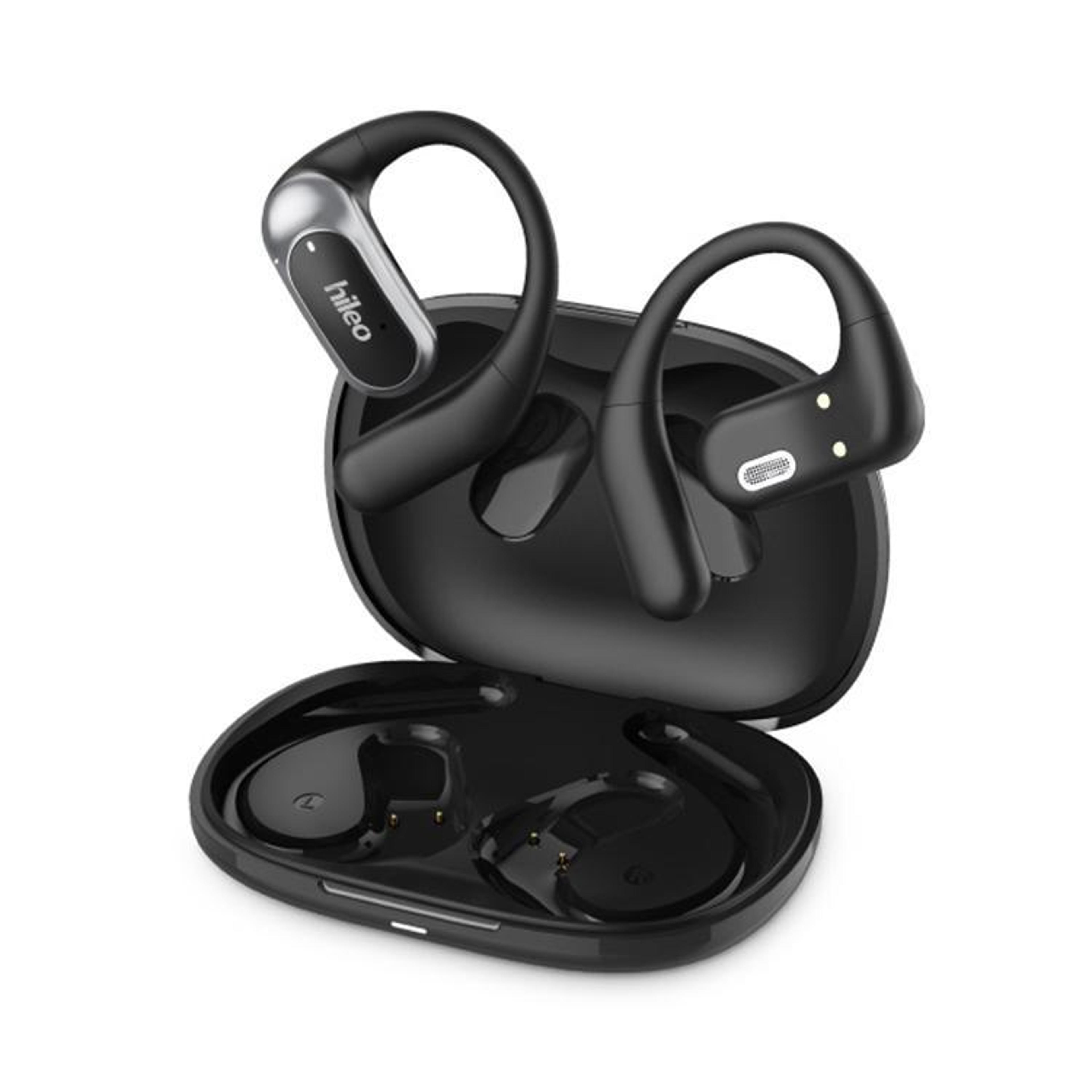 hileo hi95 open ear bluetooth earbuds with bluetooth 5.4 ipx5 waterproof wireless sports earphones