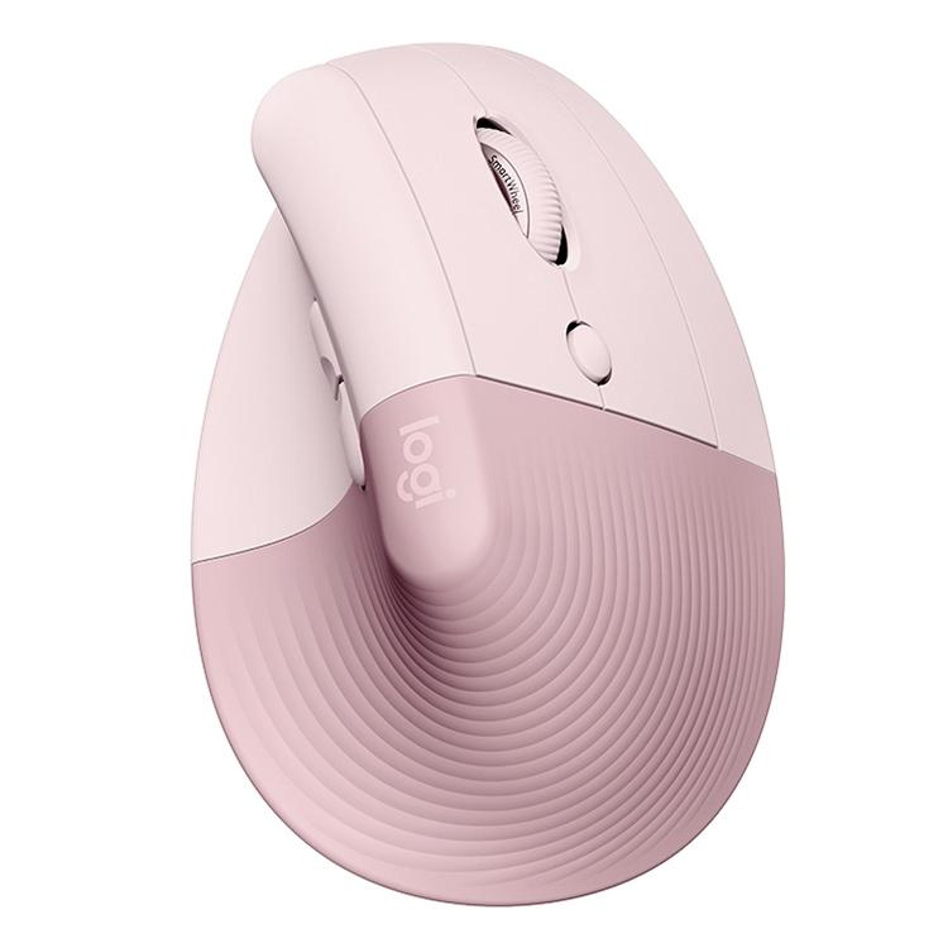 logitech lift ergonomic wireless mouse with bluetooth & vertical comfort design