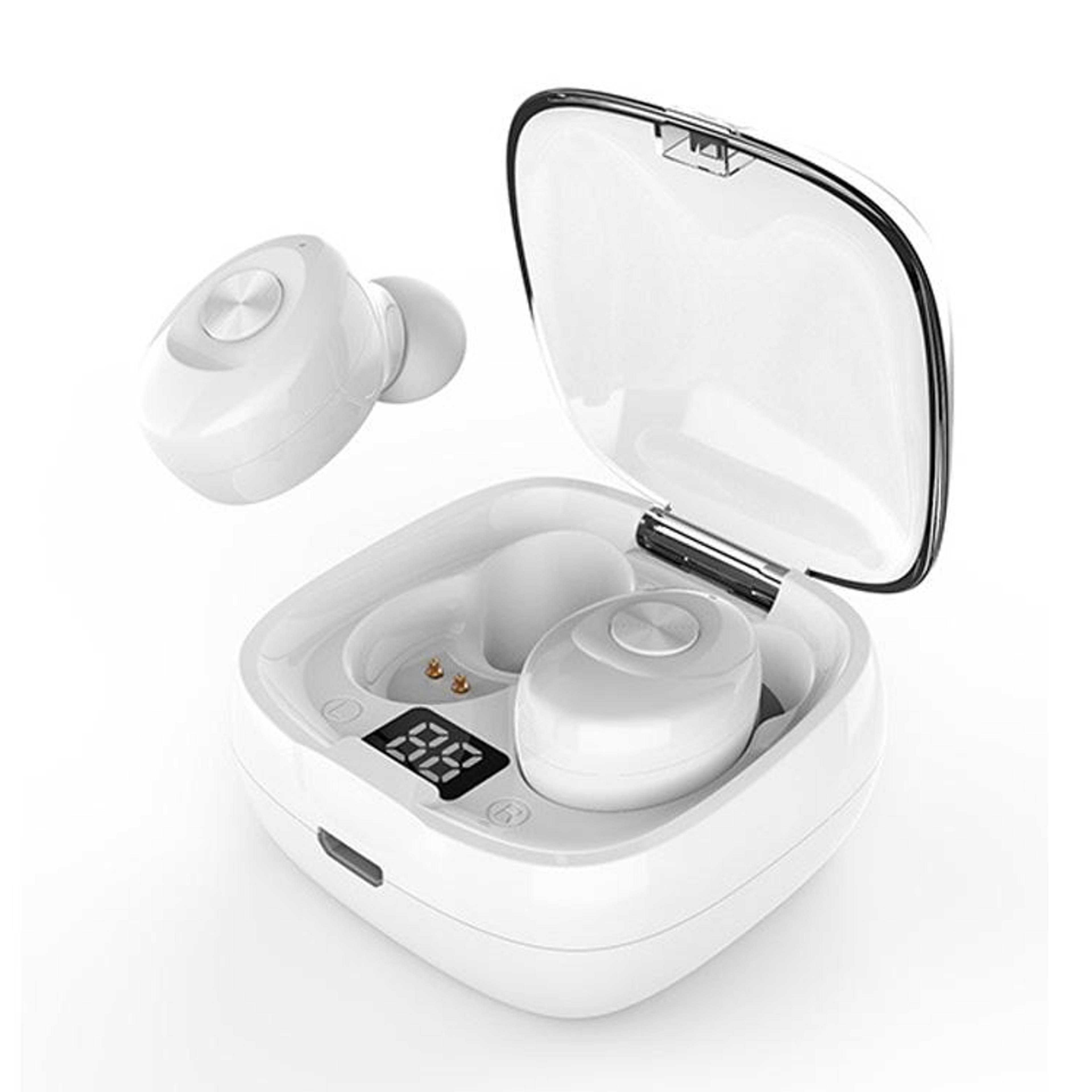 xg-8 wireless bluetooth earbuds with digital display magnetic charging case
