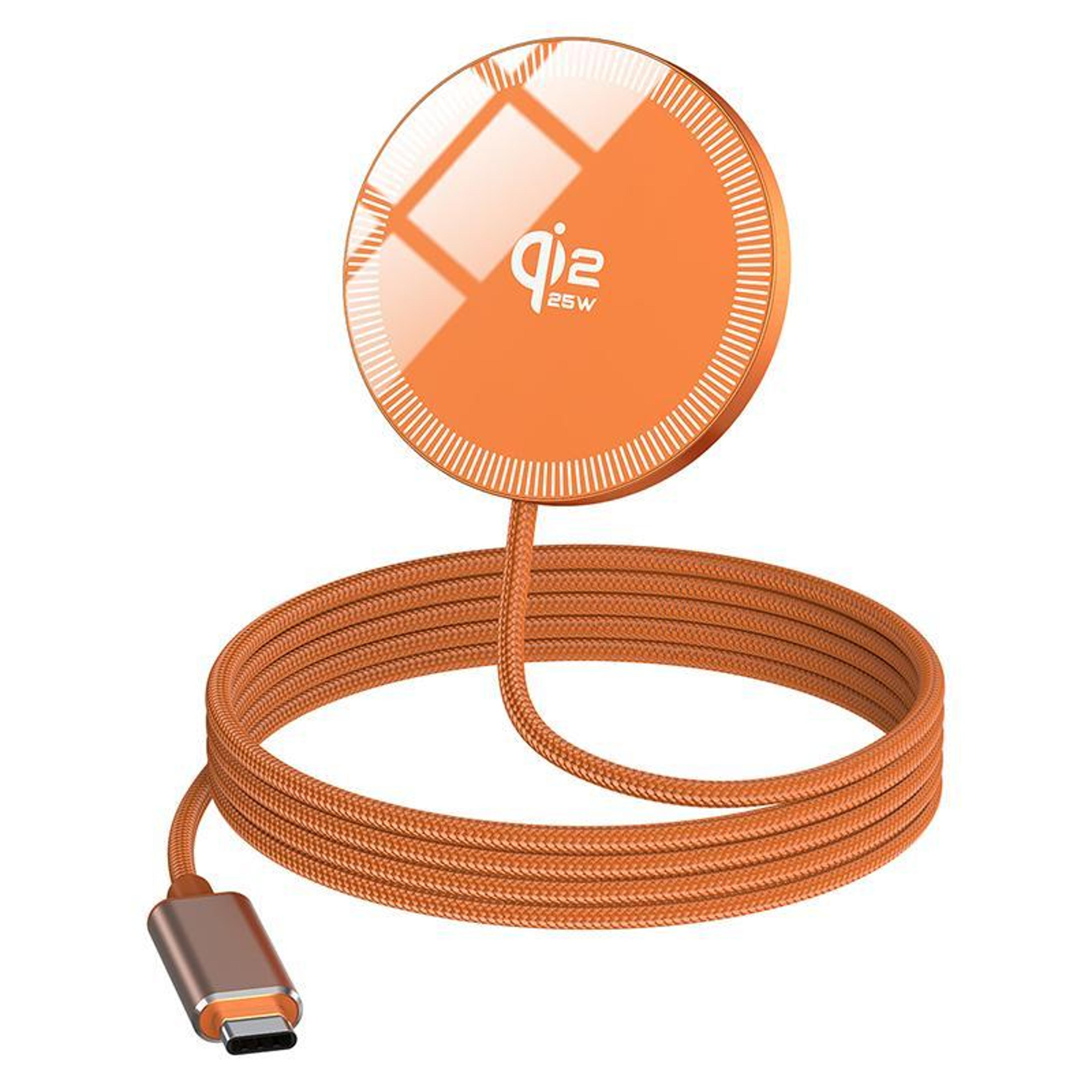 qi2 25w magnetic wireless charger usb c fast charging pad for iphone