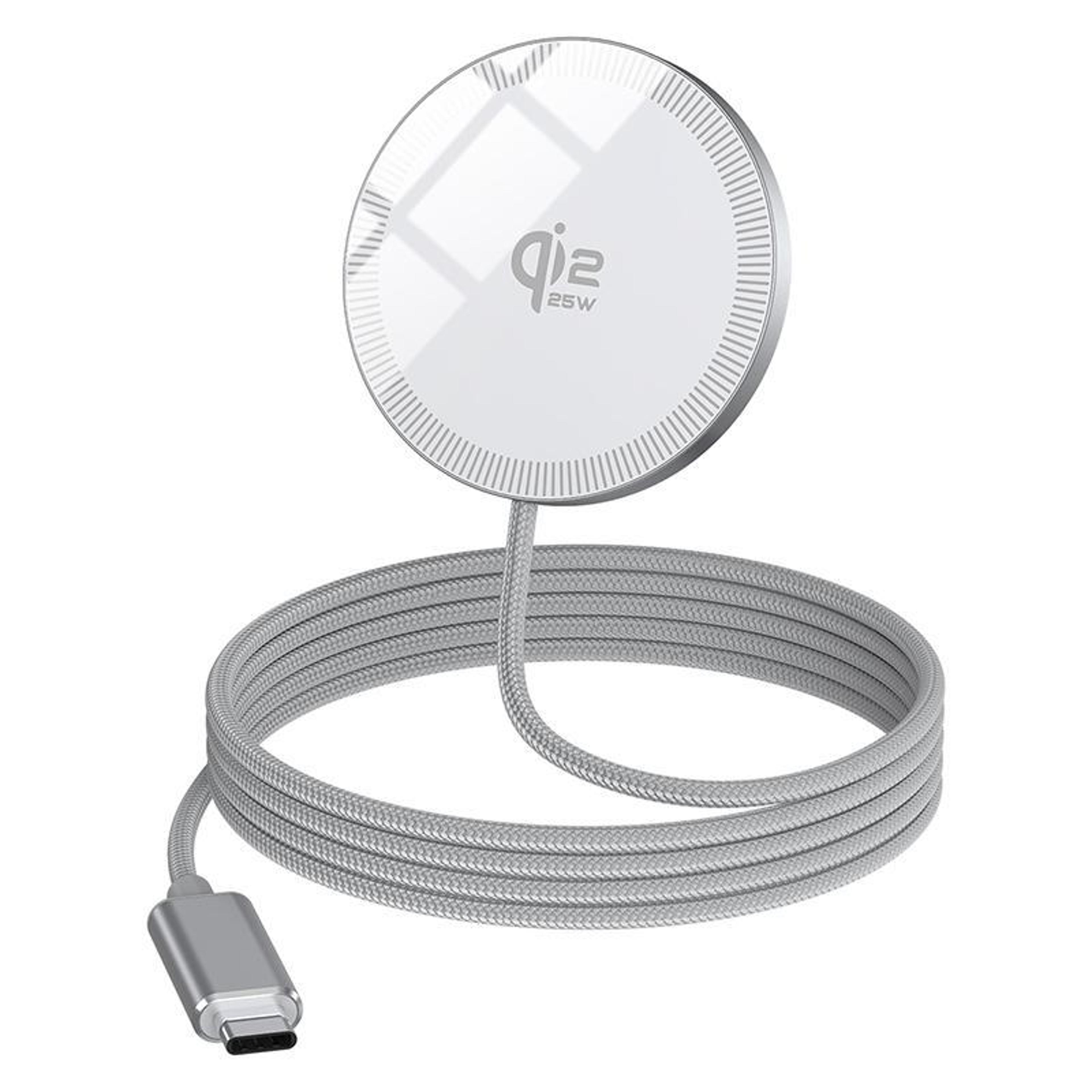 qi2 25w magnetic wireless charger usb c fast charging pad for iphone