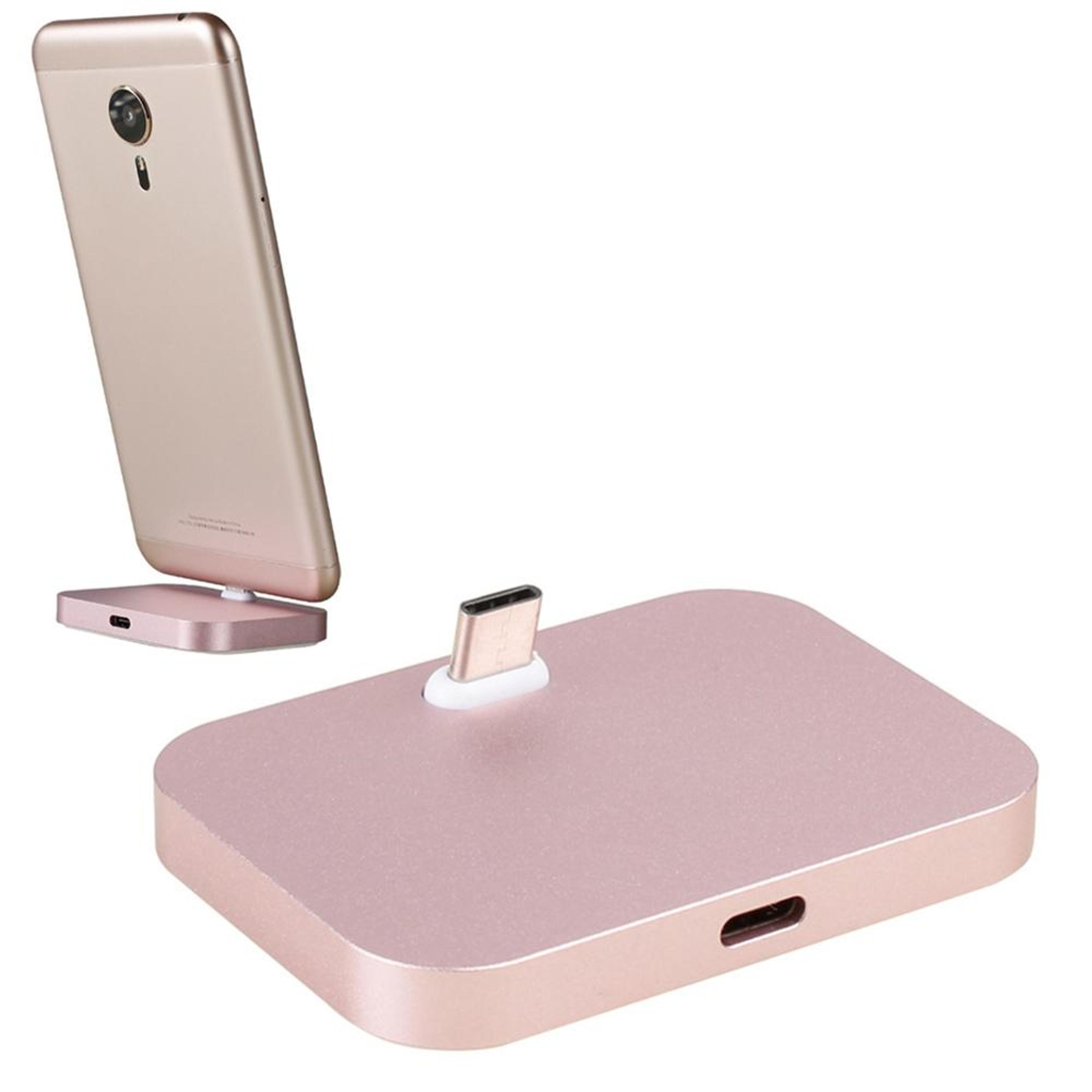 usb c charging dock aluminum desktop phone charger type c charging stand