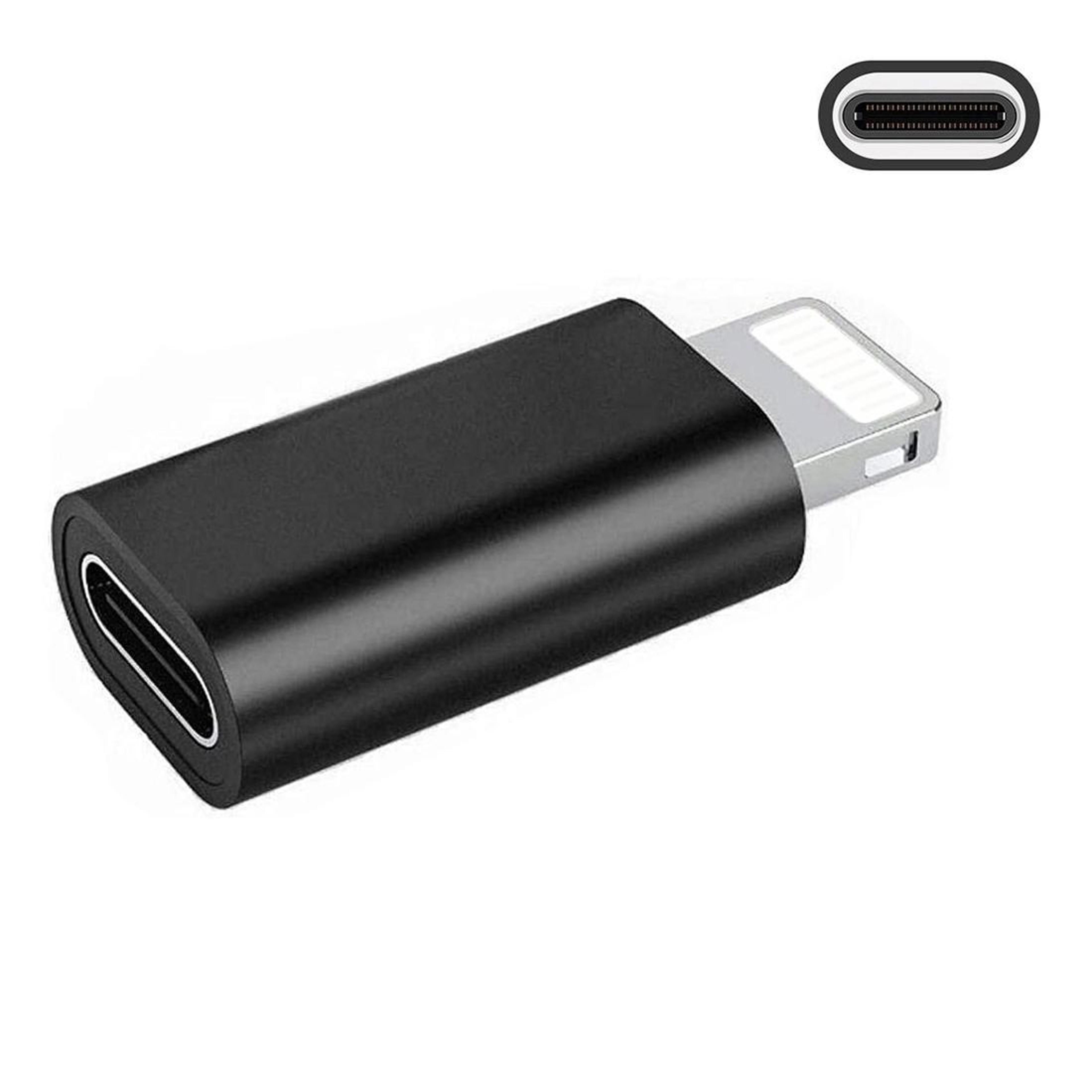 enkay usb-c to lightning adapter compact type-c to 8 pin connector for iphone charging