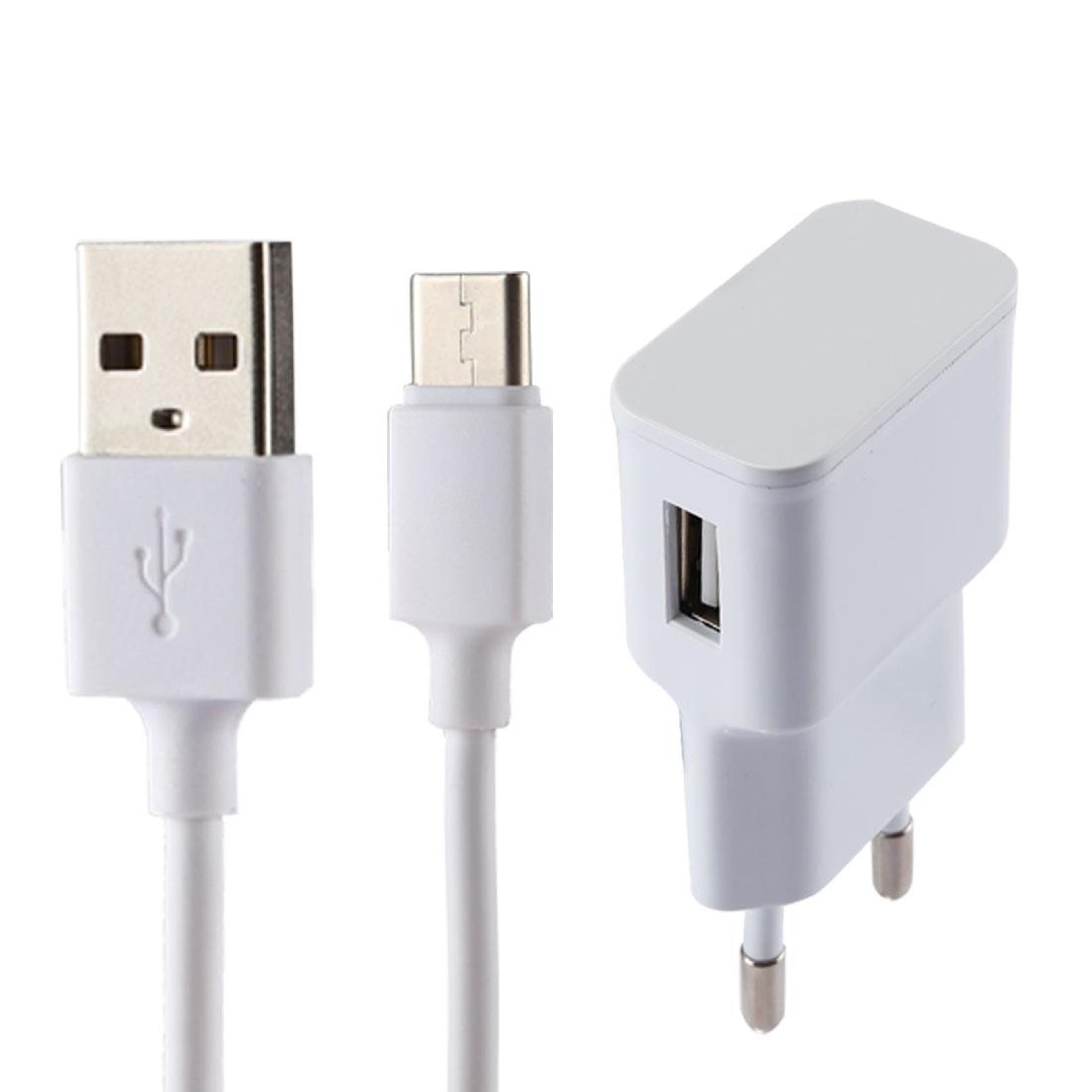 2.1a usb c wall charger with 1m type c charging cable fast charging adapter
