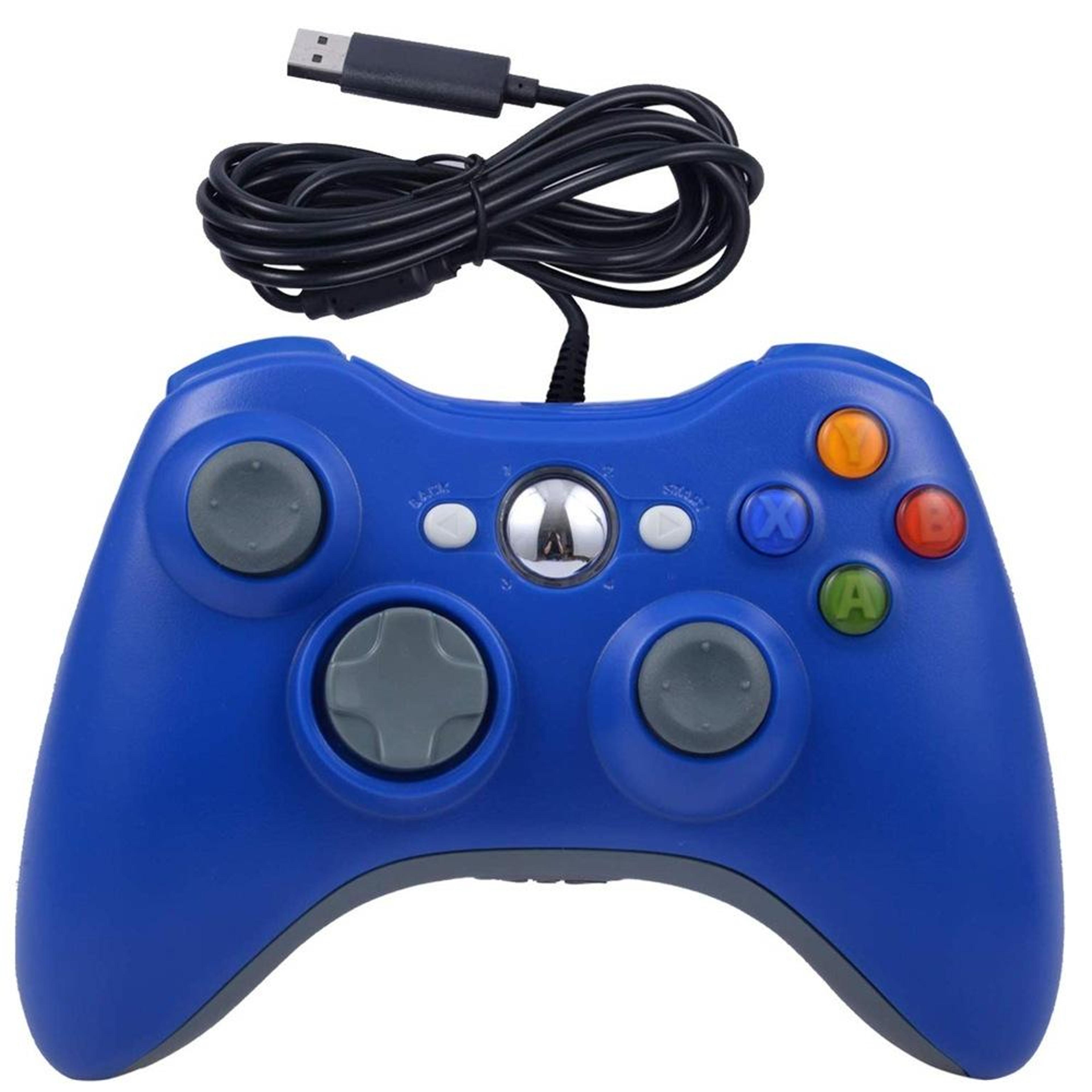 xbox 360 wired controller usb gamepad with dual vibration for pc and xbox 360
