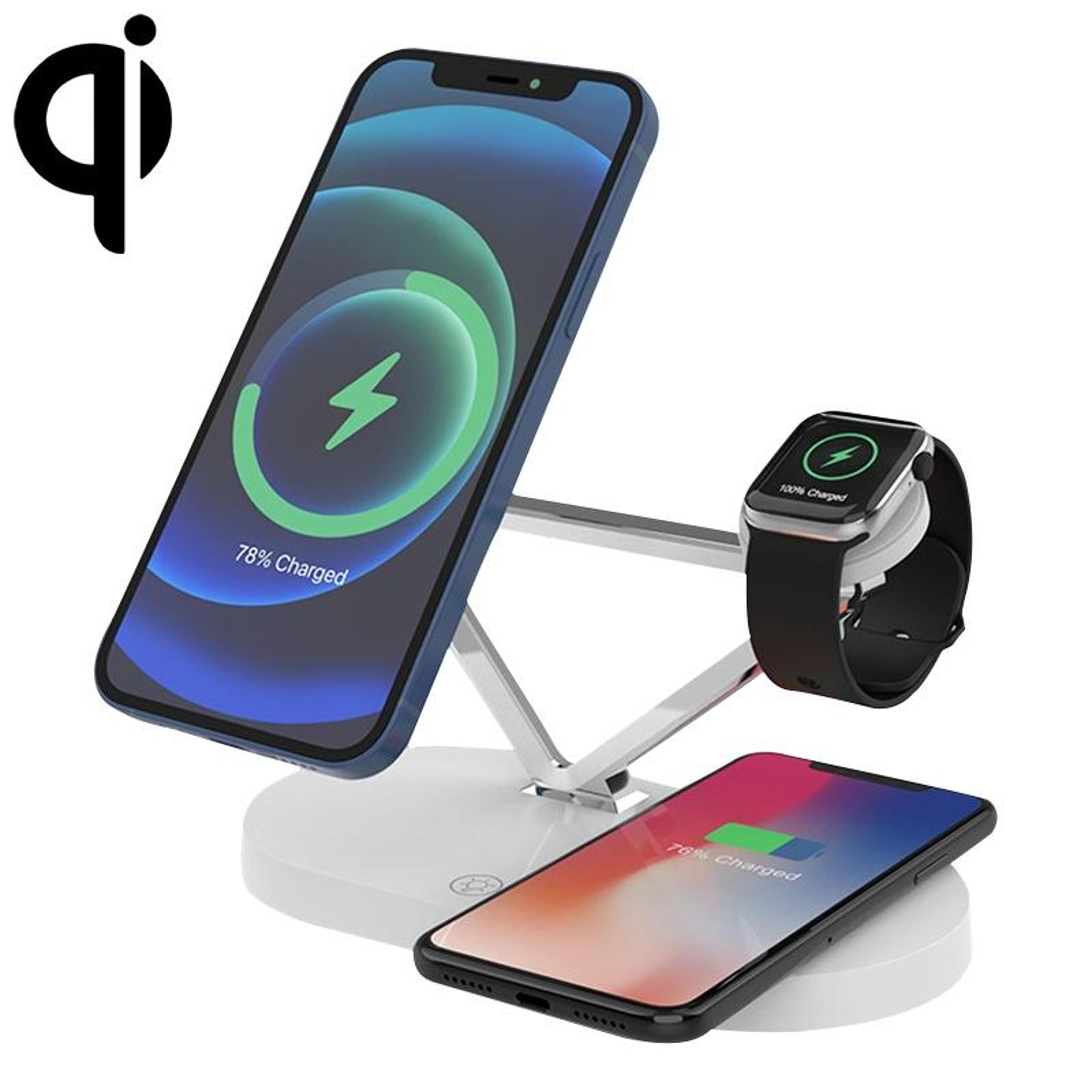 z9 5 in 1 magnetic wireless charging station 15w fast charger for iphone apple watch airpods