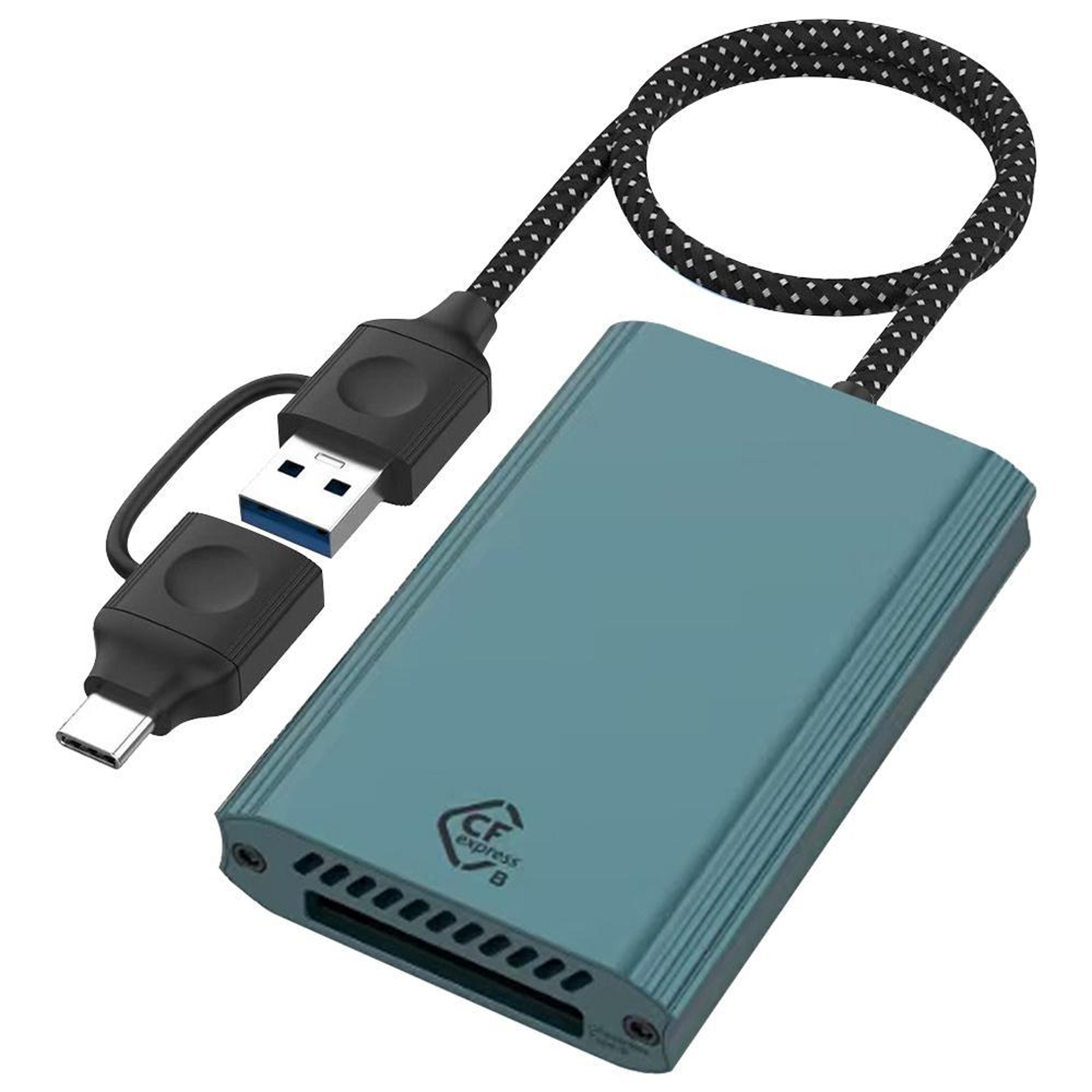 usb c usb 3.2 gen2 cfexpress type b card reader 10gbps high speed memory card adapter