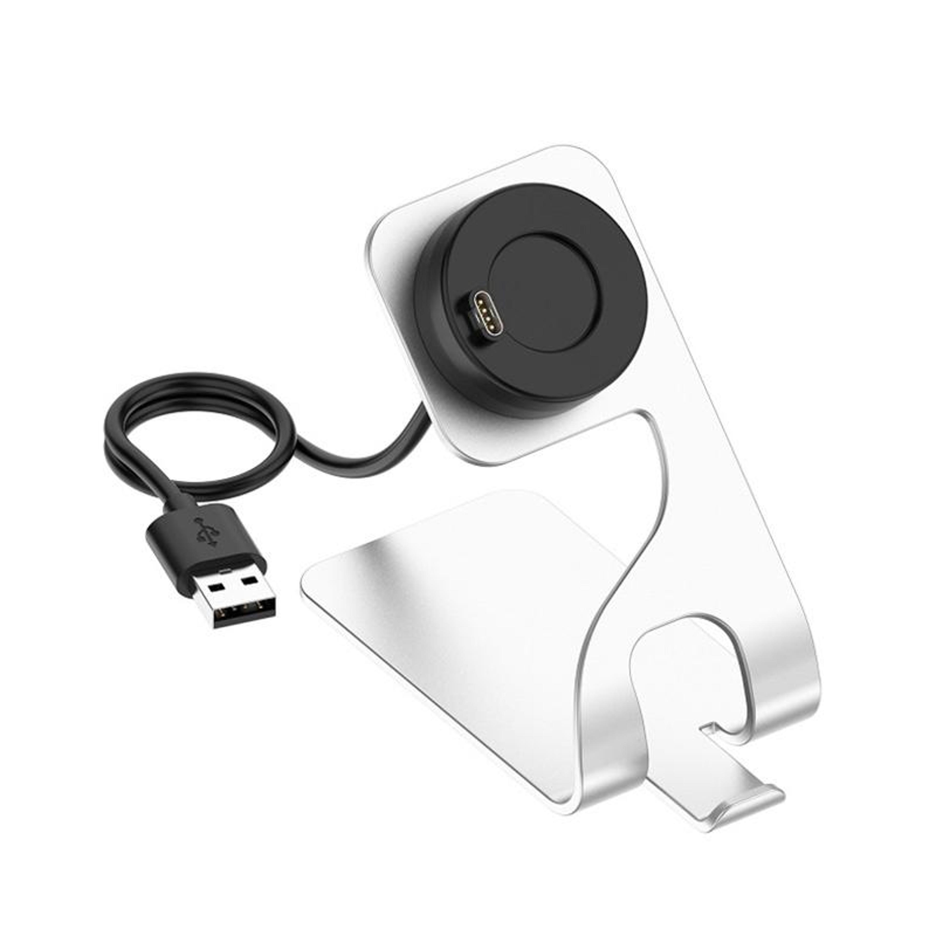 junsunmay garmin venu 3 charger dock with usb fast charging cable for venu 3 venu 3s active 5