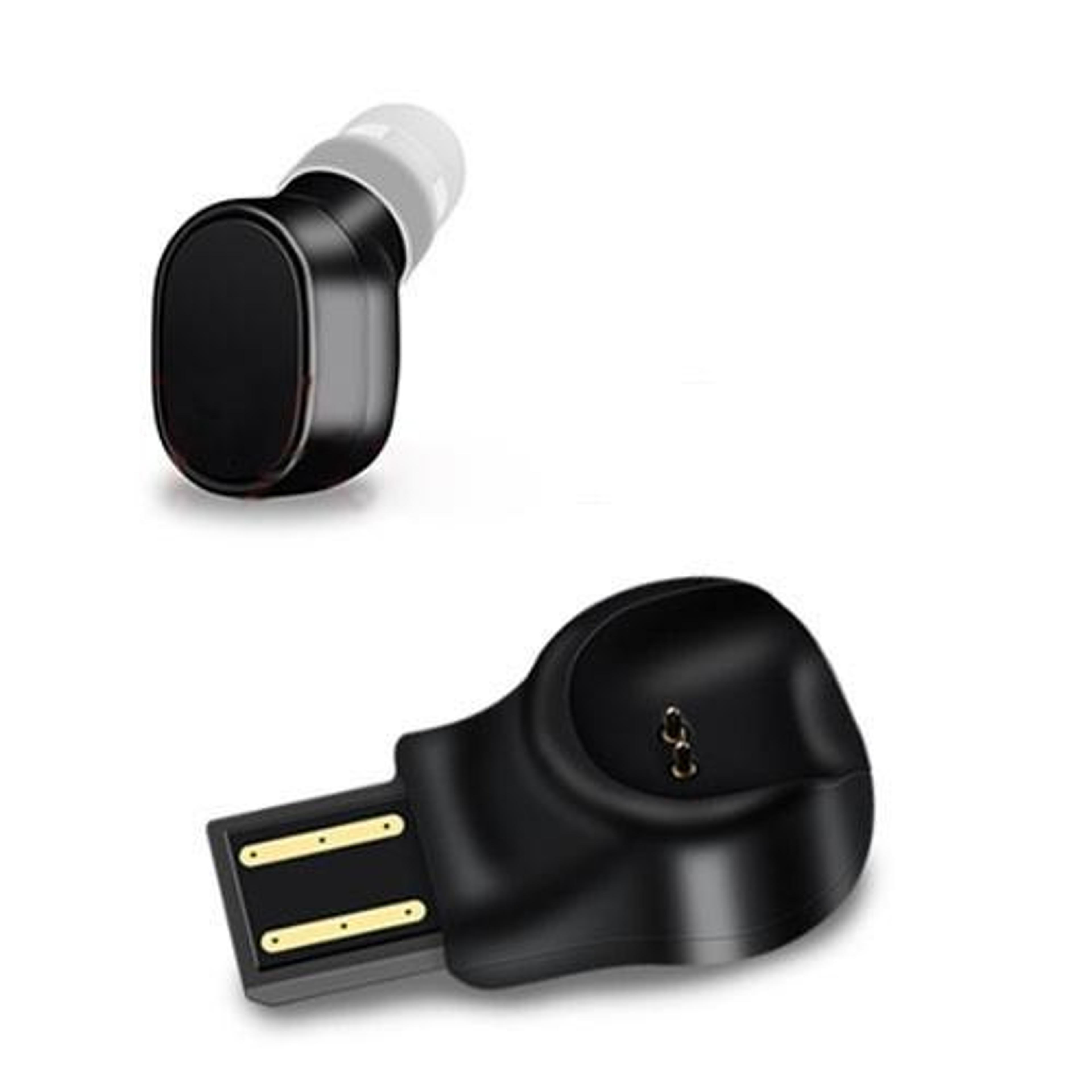 lesiri x12 bluetooth headset mini wireless earbud with magnetic charging and noise reduction