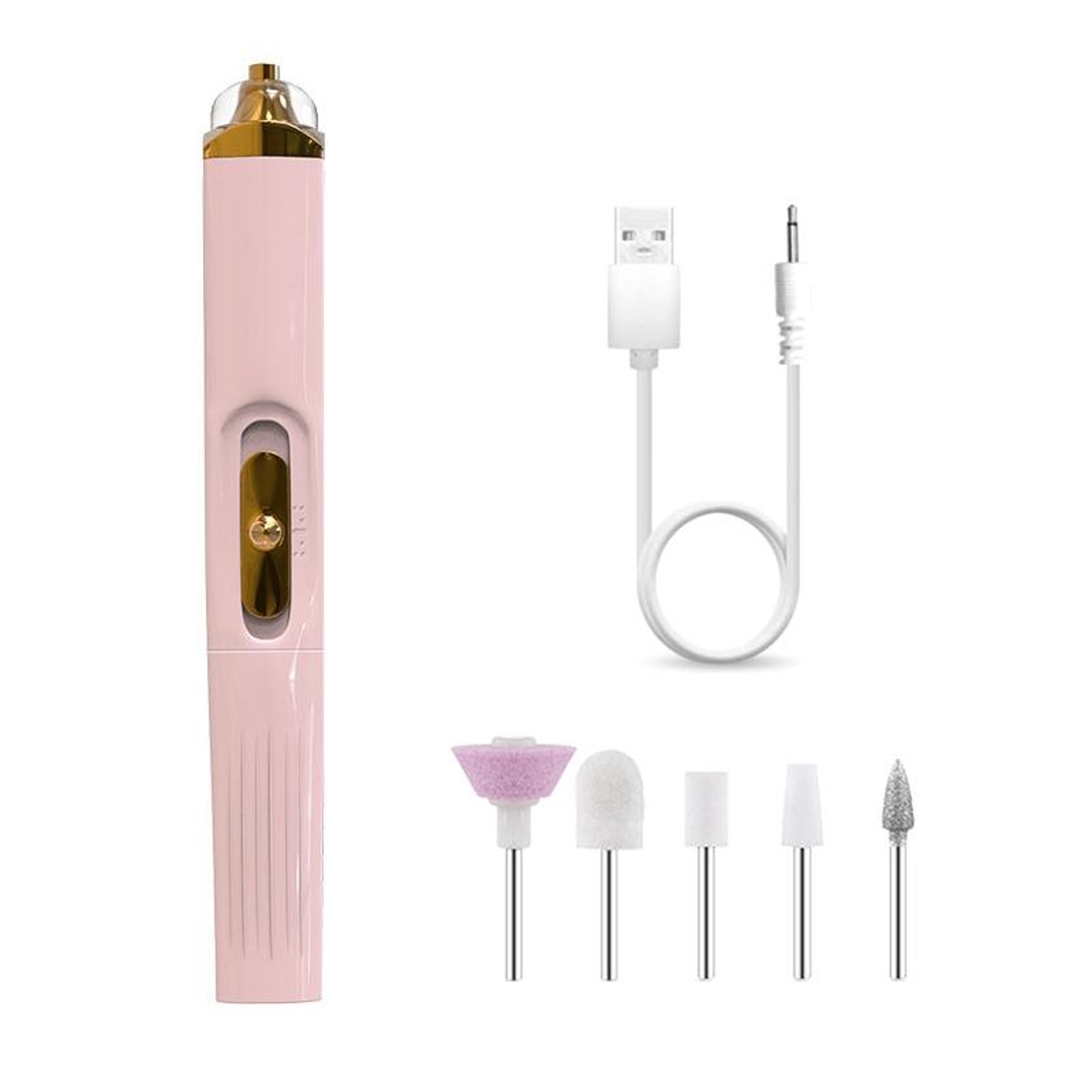 bzx5 5 in 1 usb nail drill electric nail polisher portable manicure kit