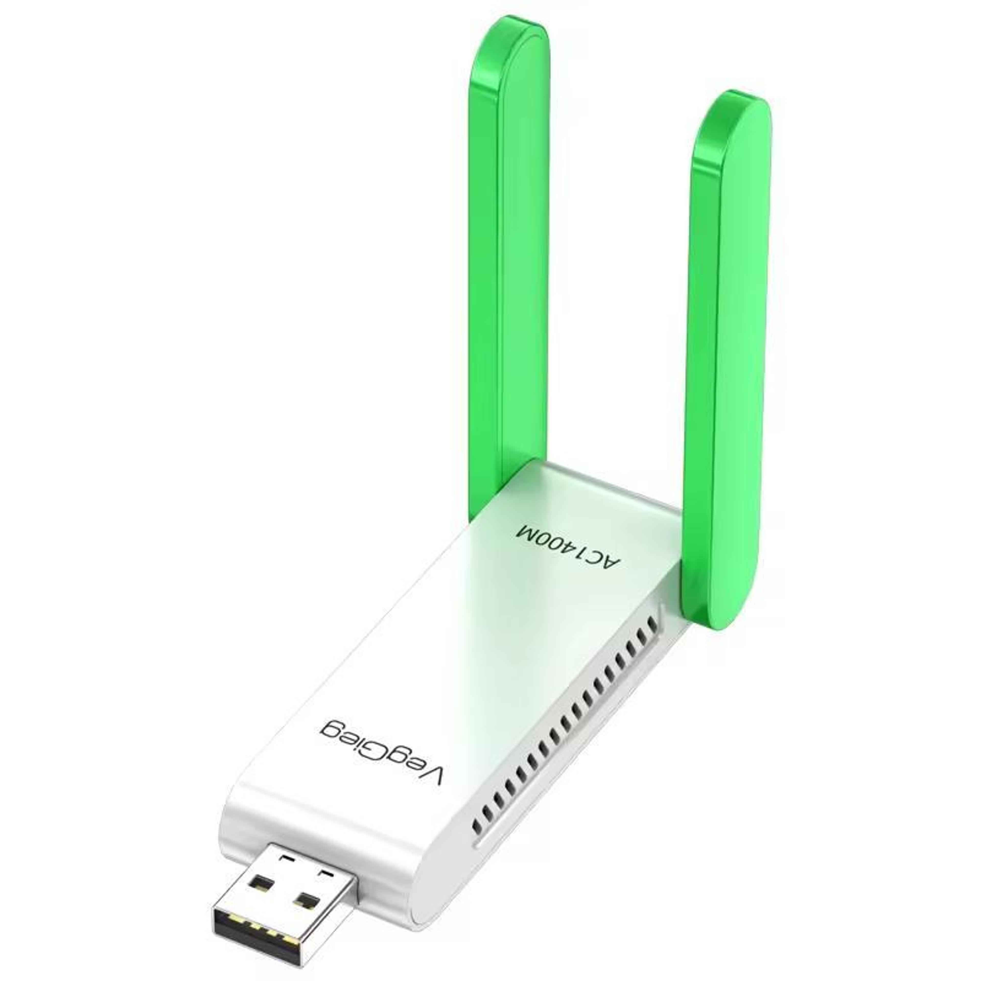 veggieg wifi 6 usb adapter 1400mbps dual band driver free usb network card for pc laptop