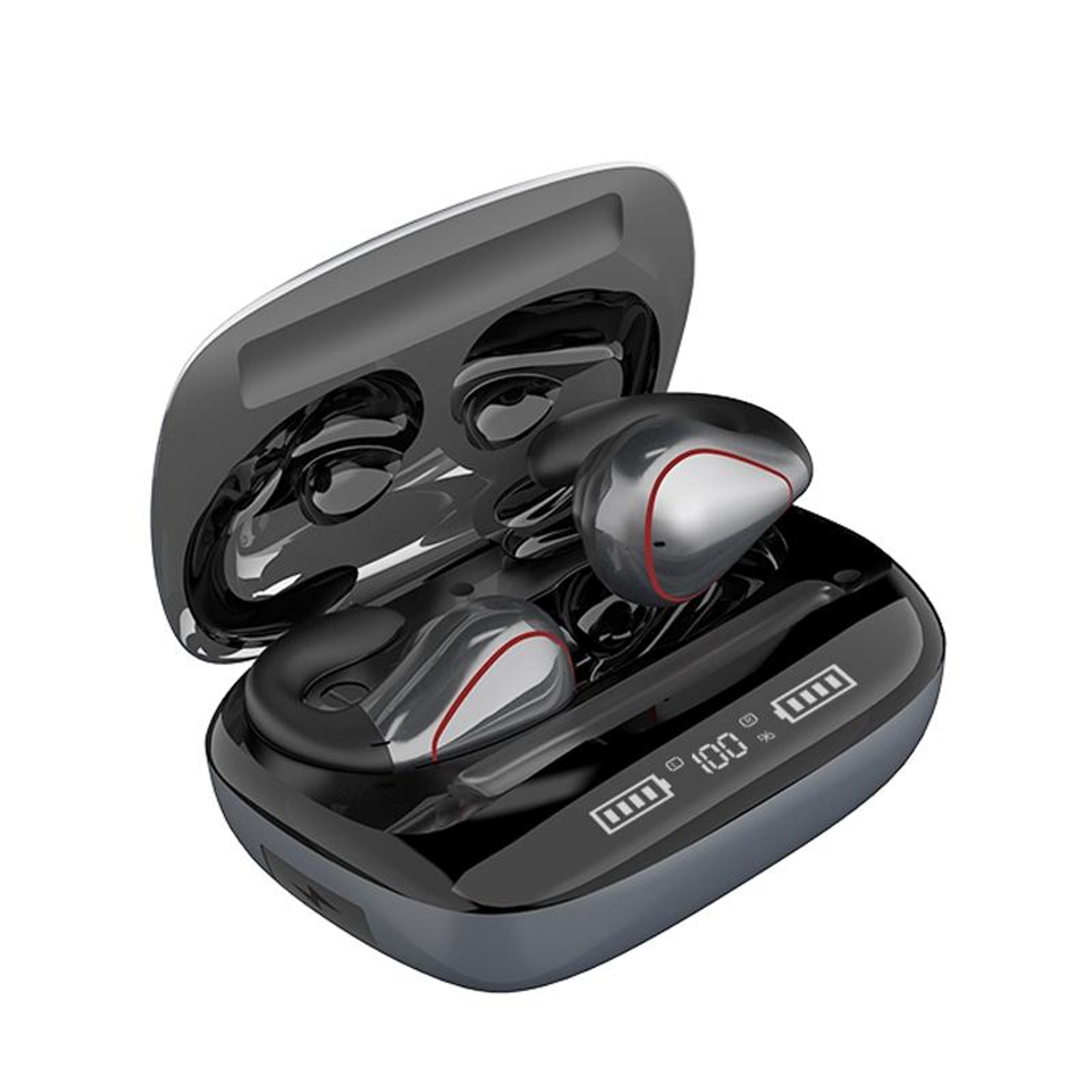 t20 bluetooth 5.0 earbuds wireless tws earphones with led charging case and touch control