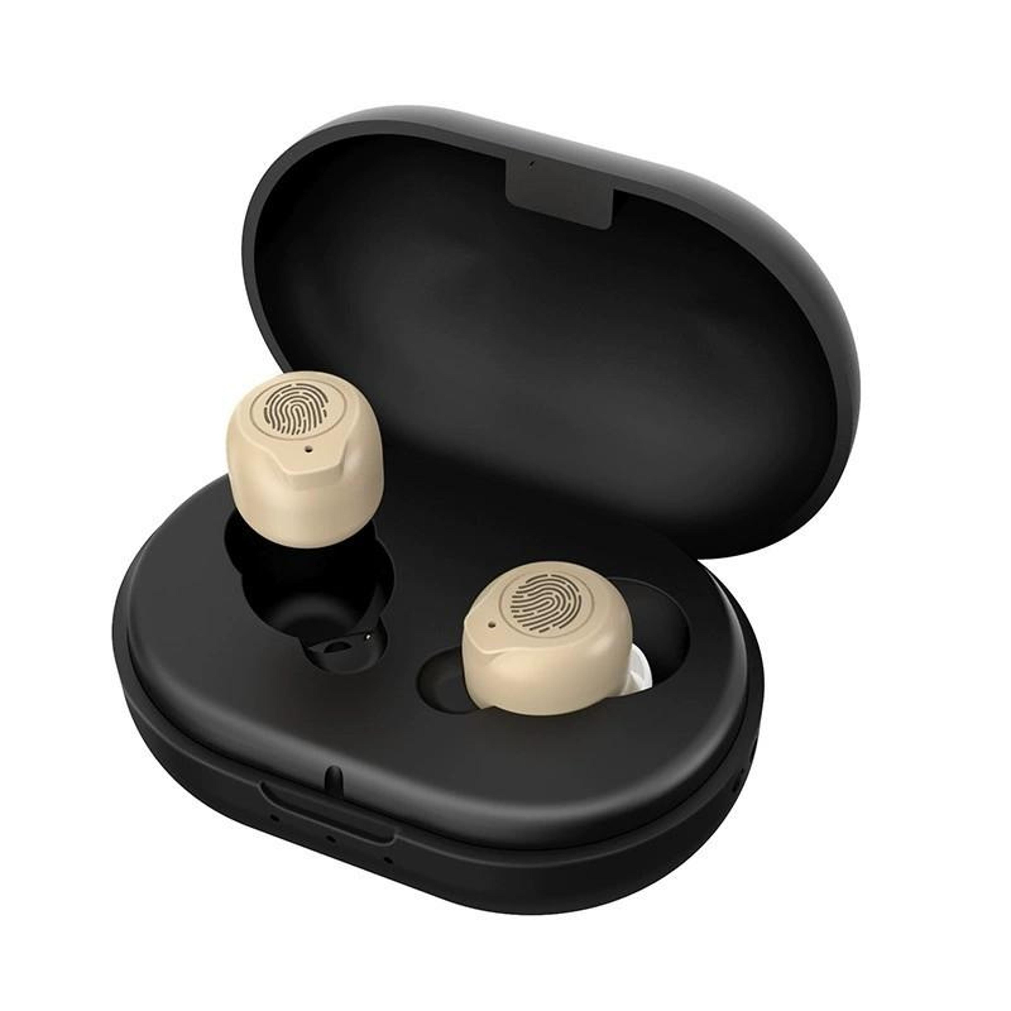 gm-305 rechargeable hearing aid for seniors – wireless binaural noise reduction amplifier