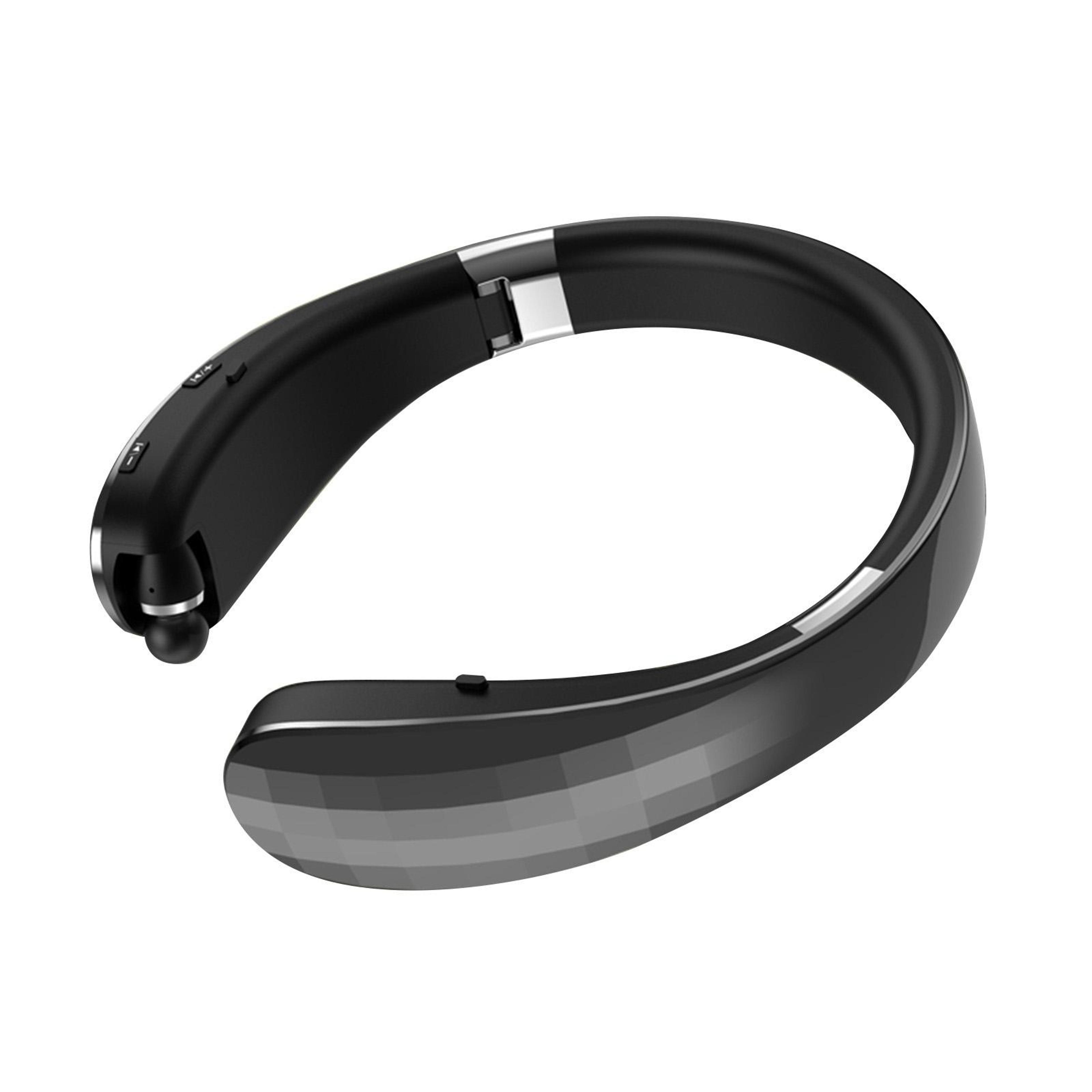 foldable bluetooth neckband earphones with 60h playtime ipx5 waterproof wireless bluetooth headphones