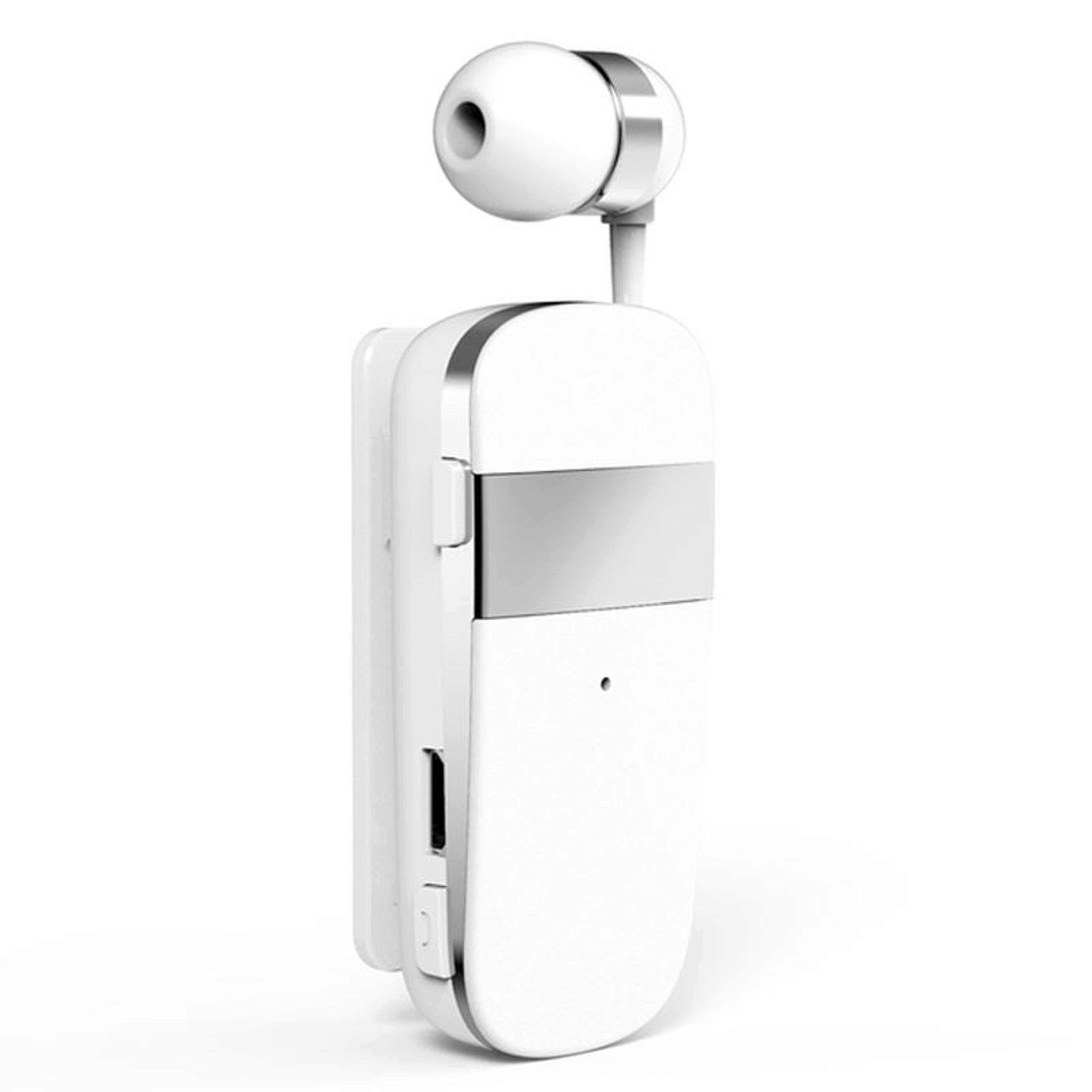k53 bluetooth headset wireless bluetooth earphone with vibration alert retractable cable dual phone pairing