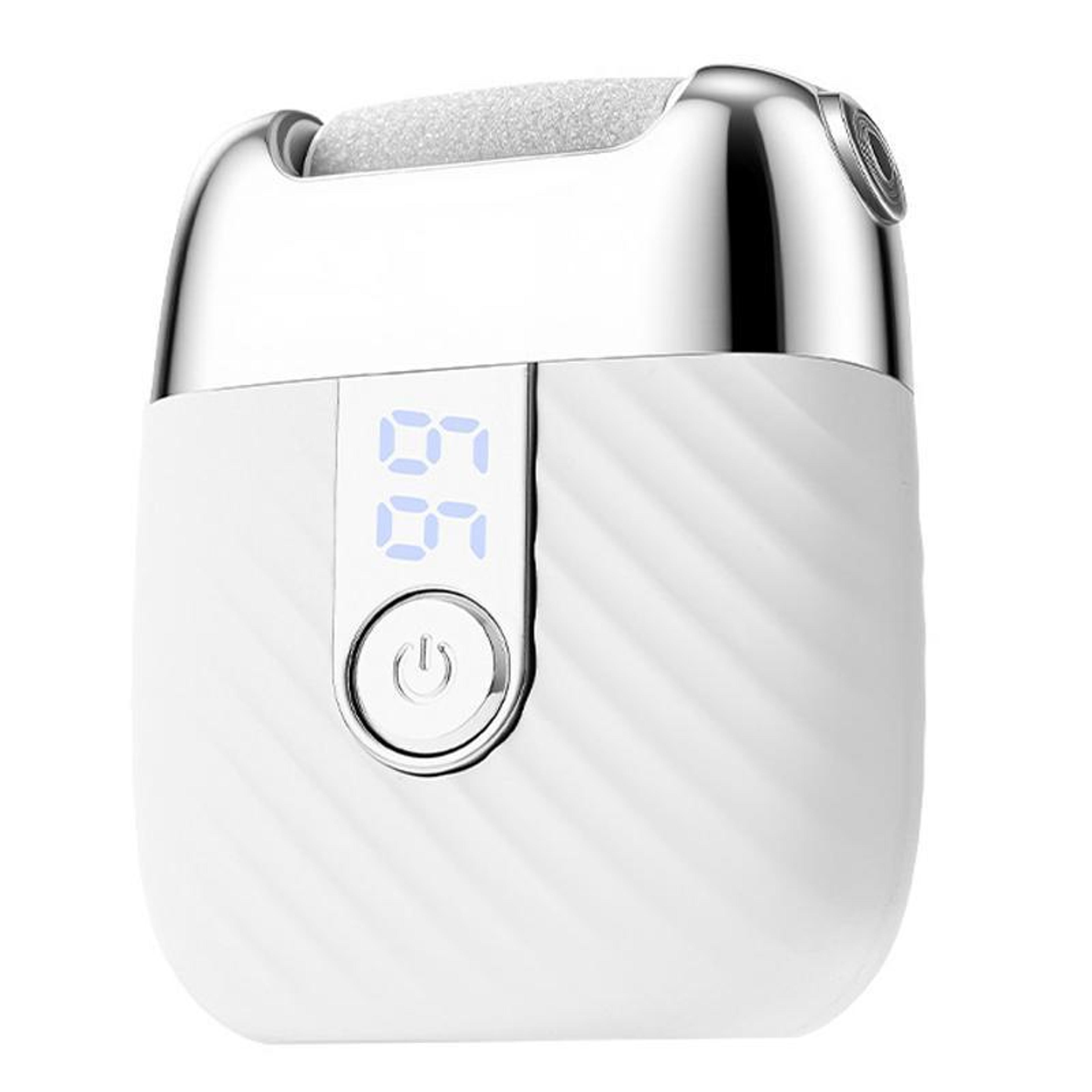 rechargeable electric foot file callus remover for smooth soft feet with type c charging
