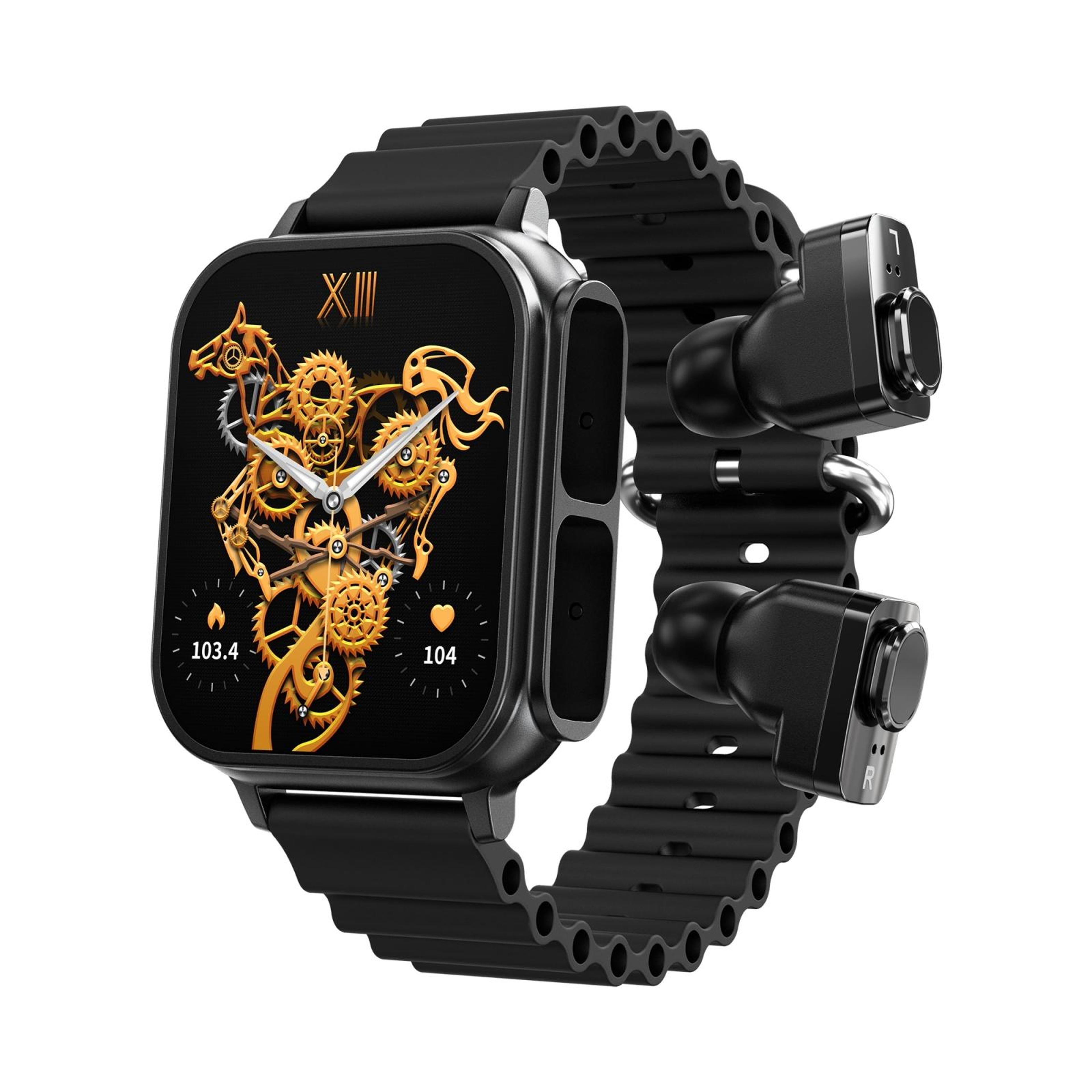 n22 smart watch with health monitor and 1.96 inch hd color display