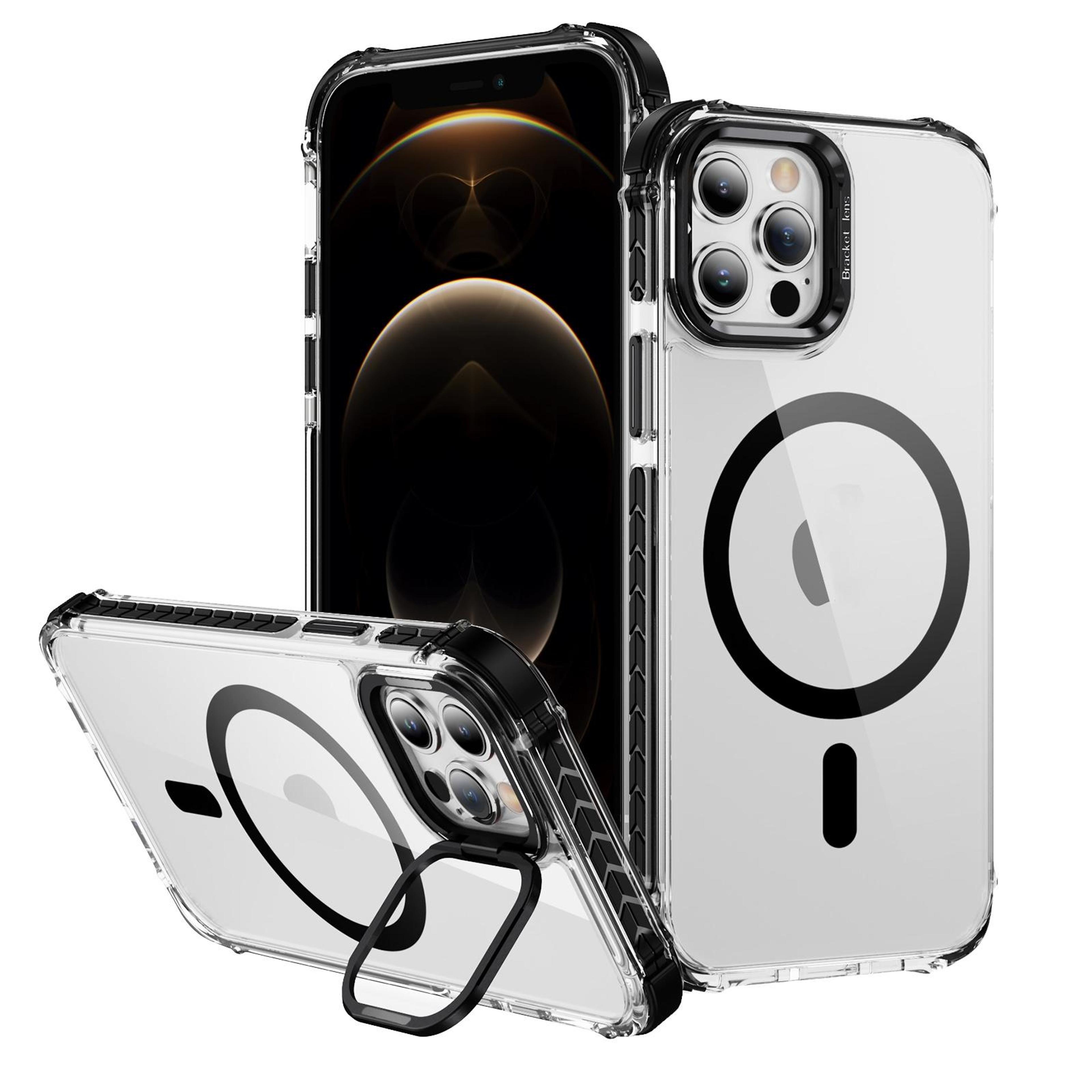 magsafe iphone case clear rainbow protective cover with camera guard