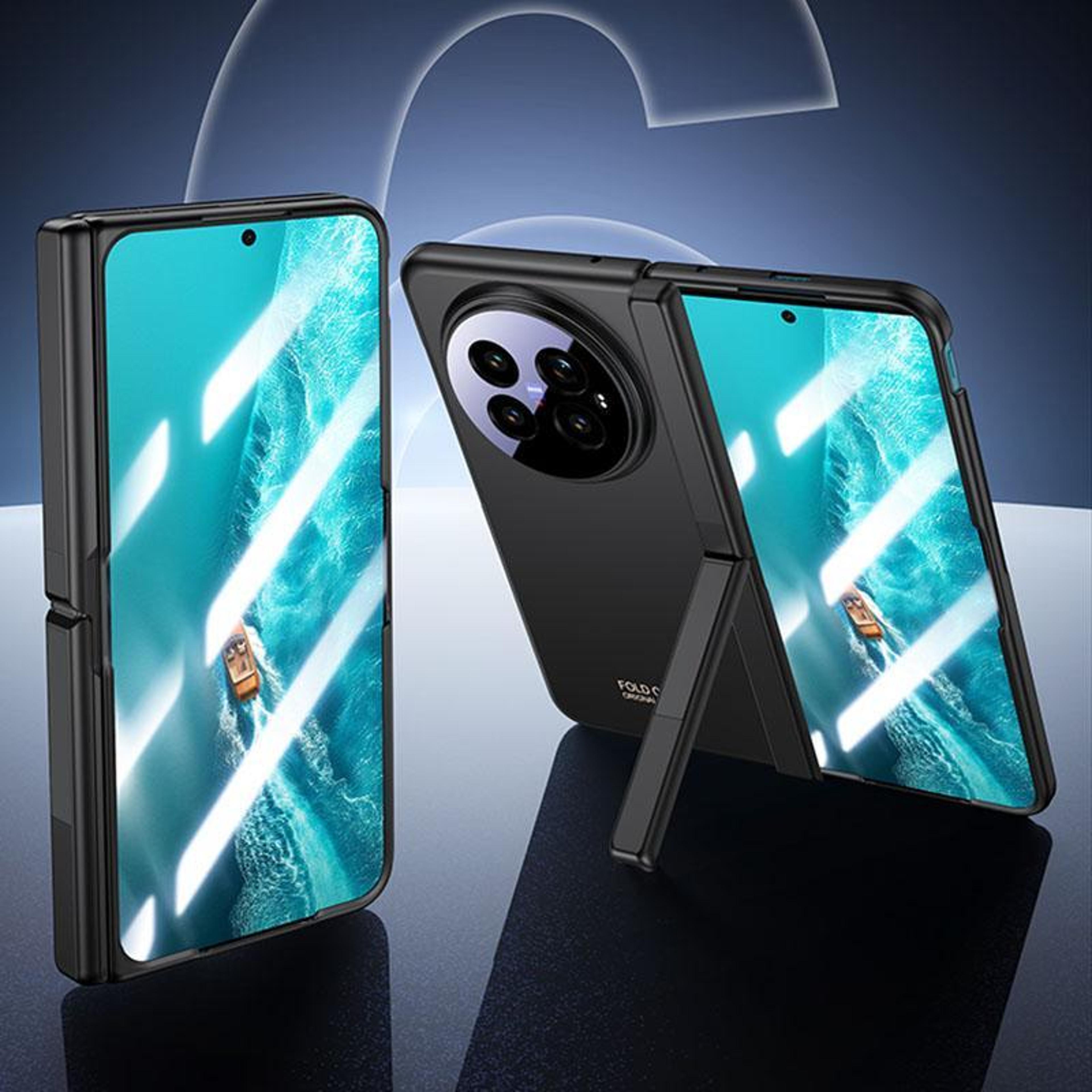 vivo x fold6 case with hinge protection, built in screen protector & kickstand