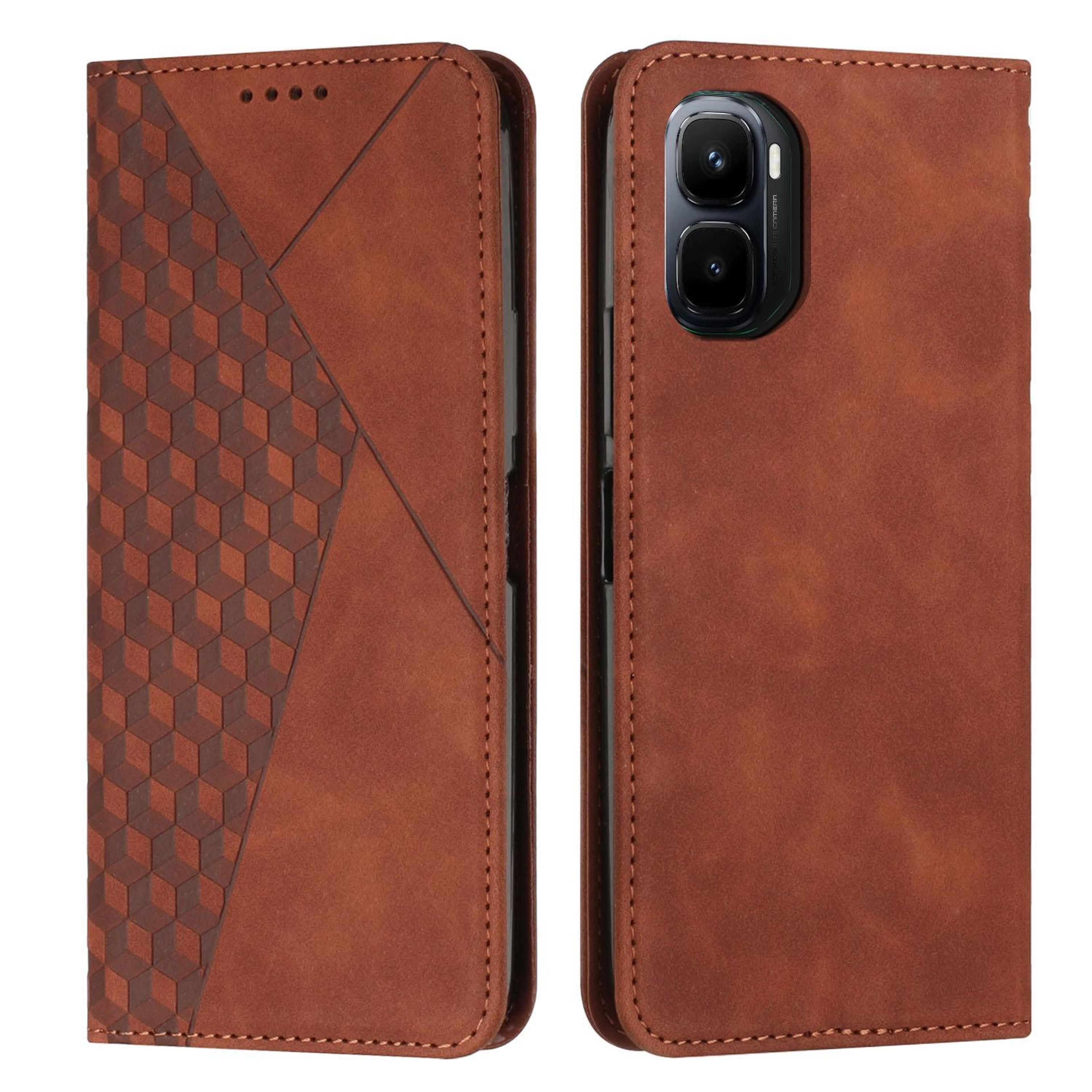 infinix gt 50 pro leather case magnetic wallet flip phone cover with kickstand