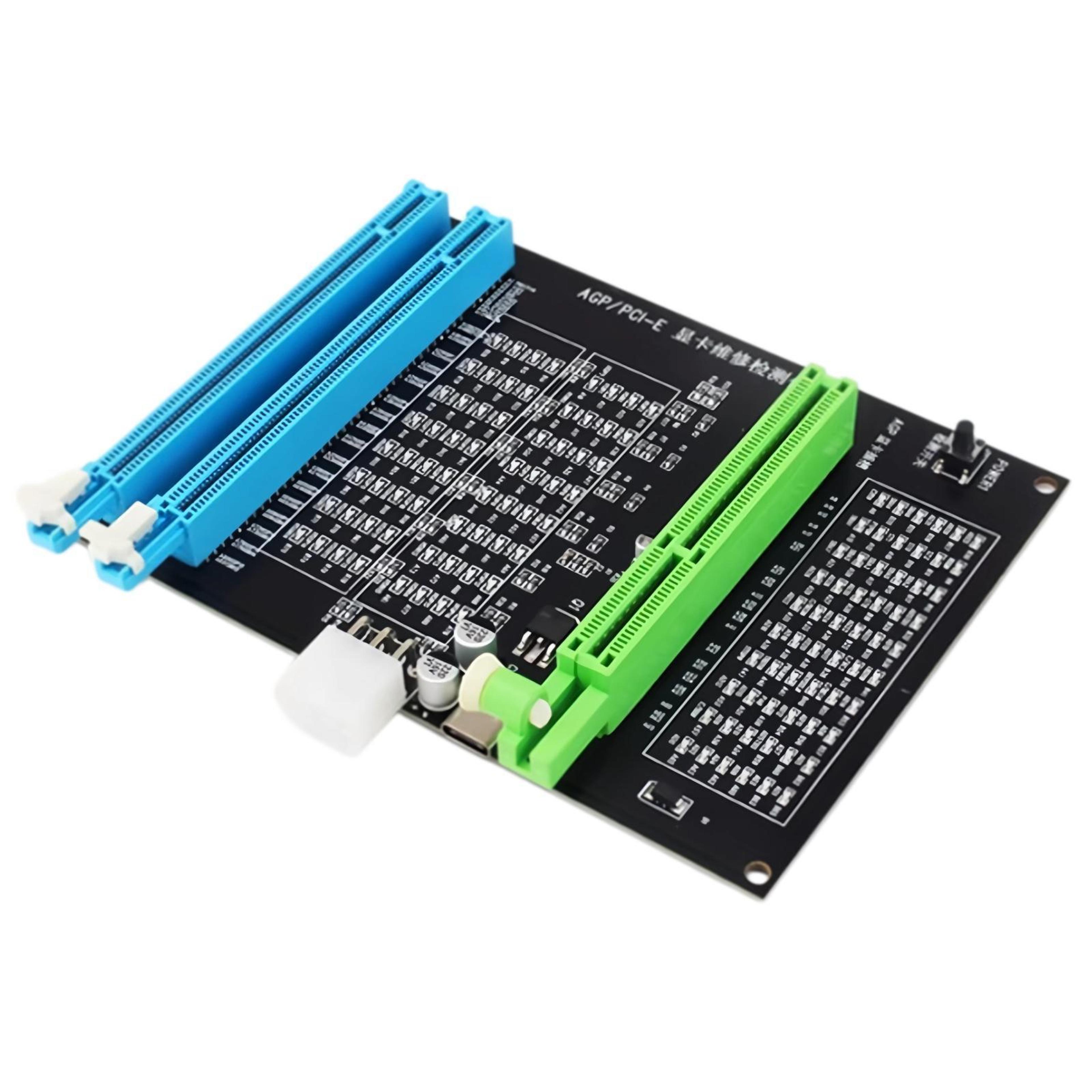 pci-e graphics card tester dummy load gpu diagnostic tool for pci-e 16x and agp repair