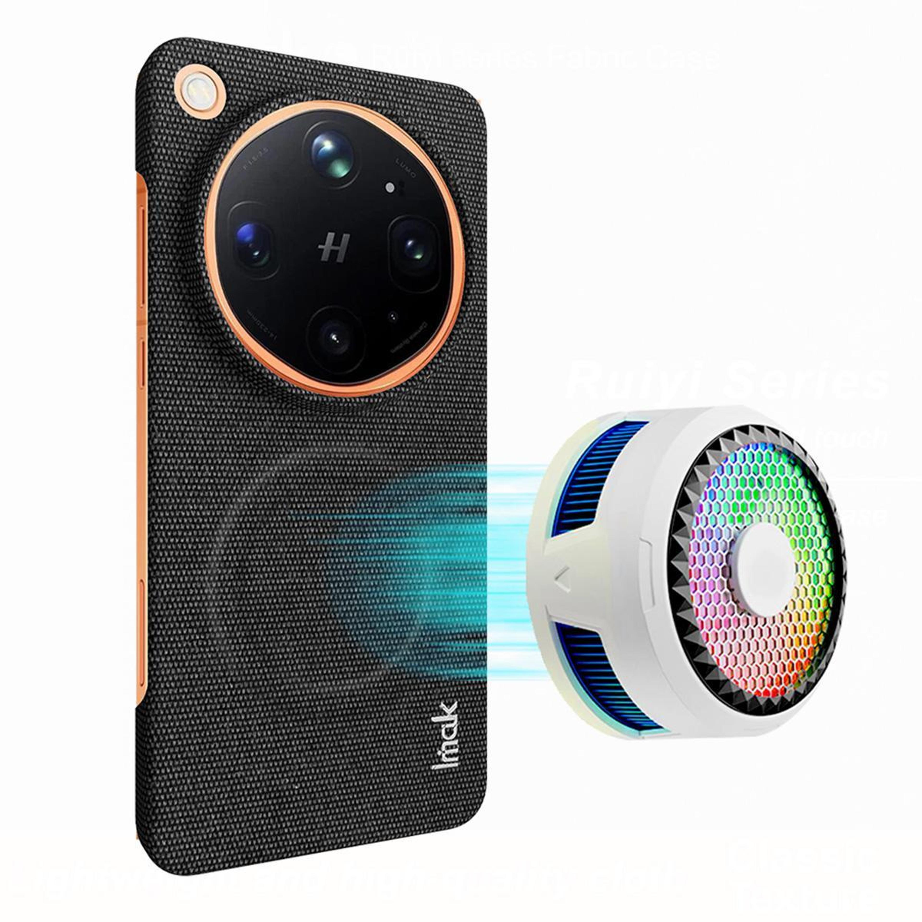 imak ruiyi oppo find x9 ultra case magnetic fabric texture phone case black